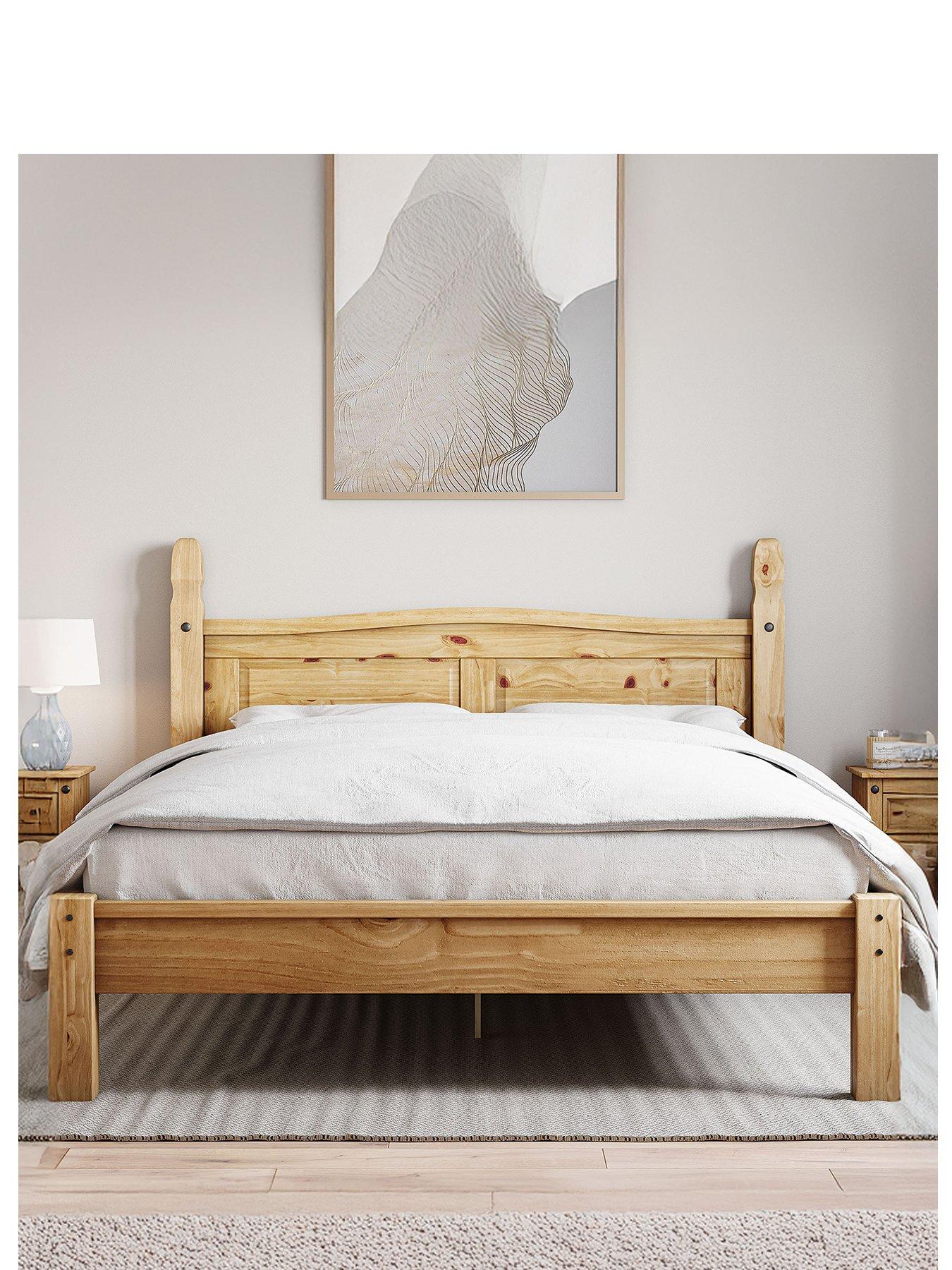 Image 2 of 5 of Vida Designs Corona Solid Pine Bed Frame - Low Foot End