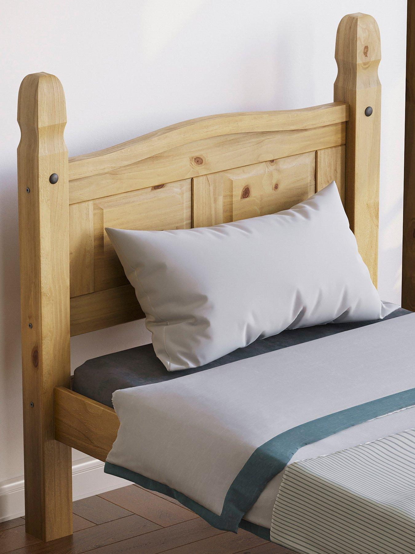 Image 5 of 6 of Vida Designs Corona Solid Pine&nbsp;Bed Frame&nbsp;-&nbsp;High Foot End