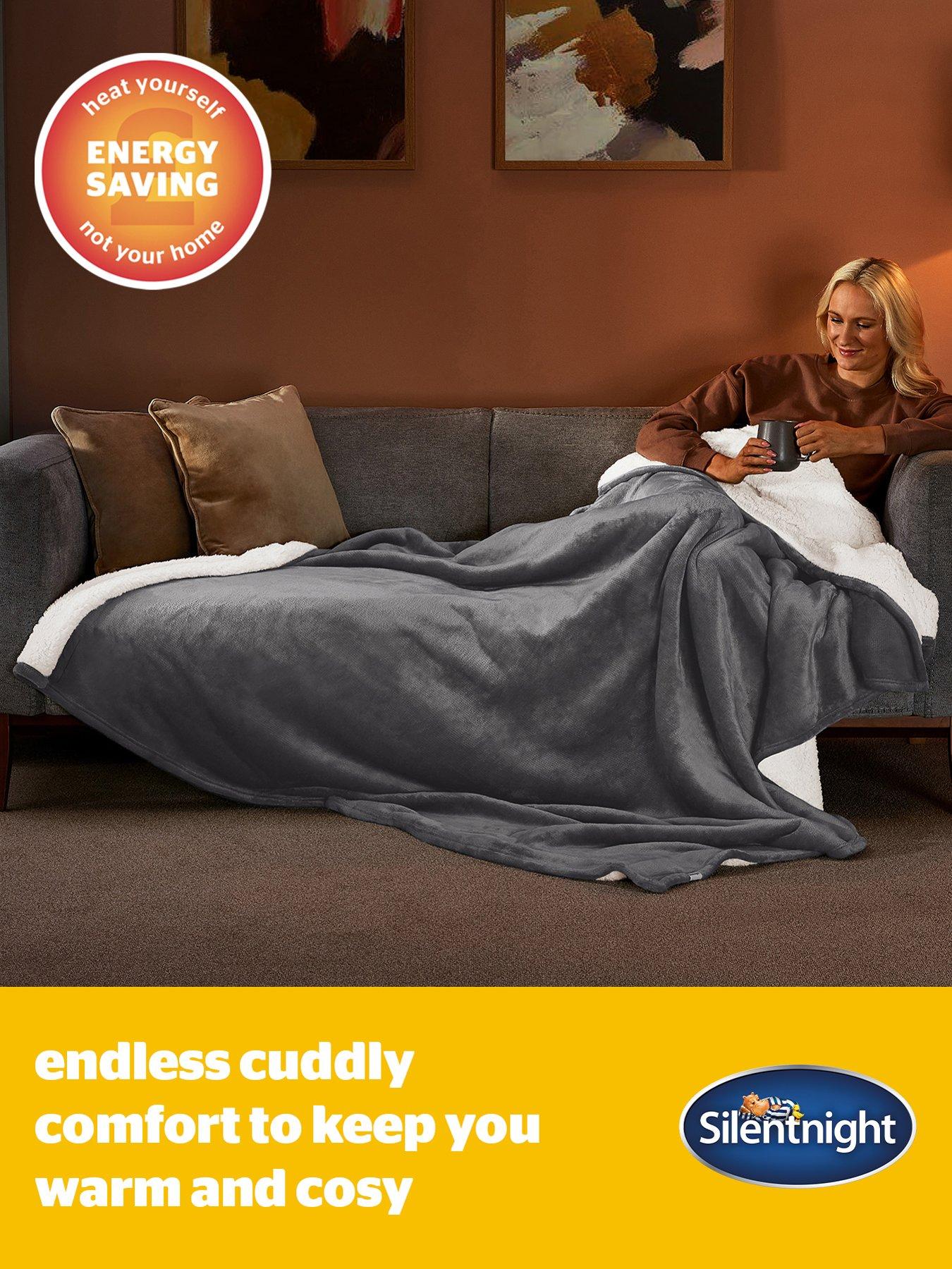 Image 2 of 6 of Silentnight Snugsie Supersized Blanket - Grey