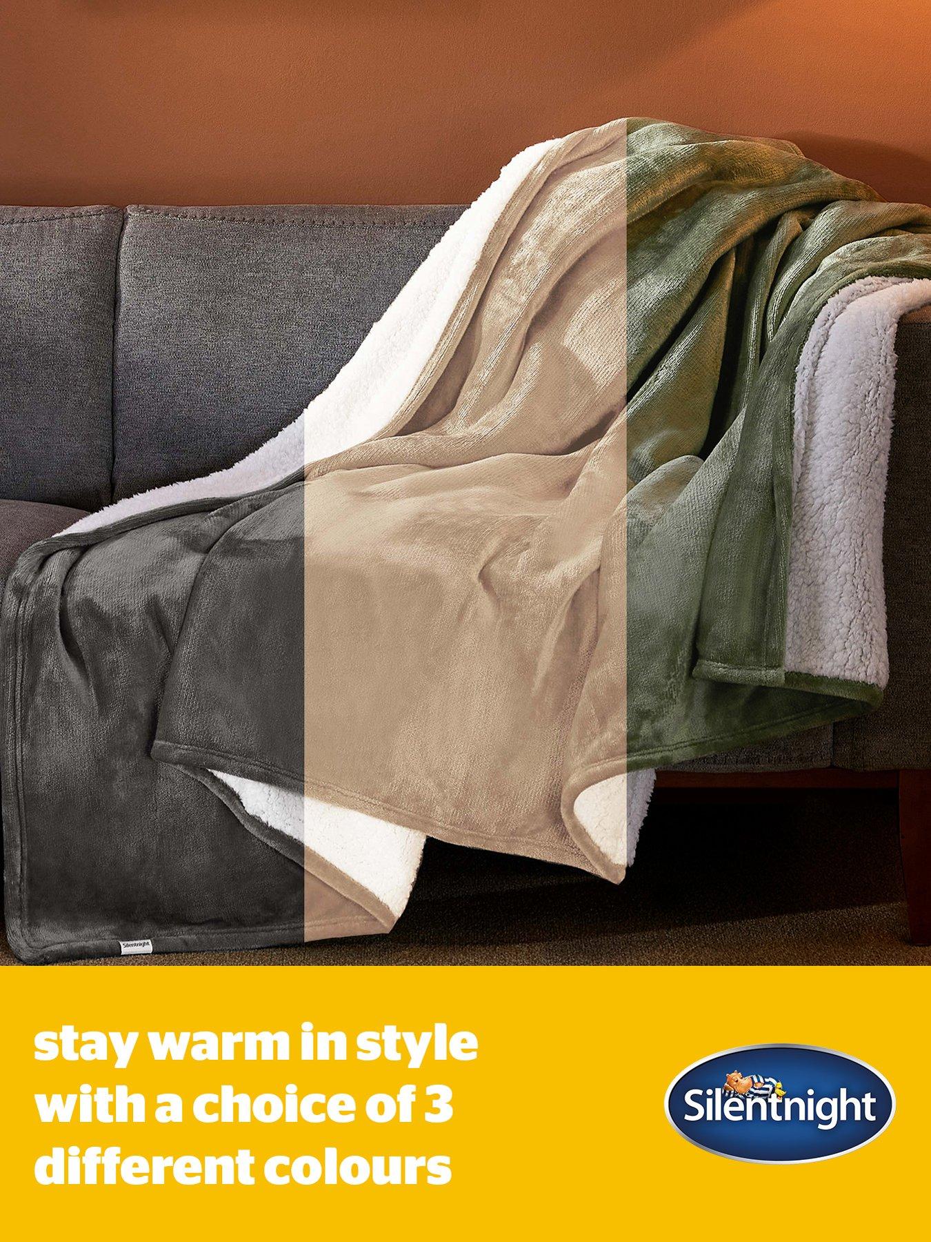 Silentnight Snugsie Supersized Blanket - Stone | Very