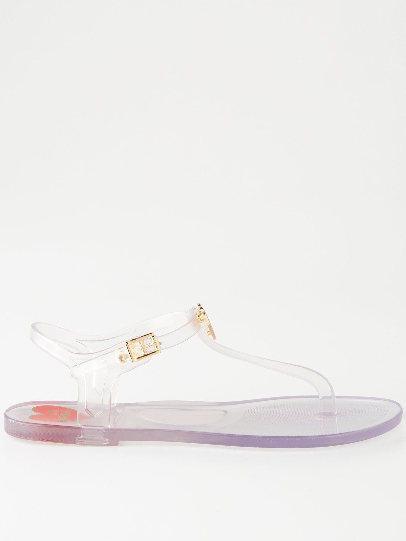 love moschino jelly sandals