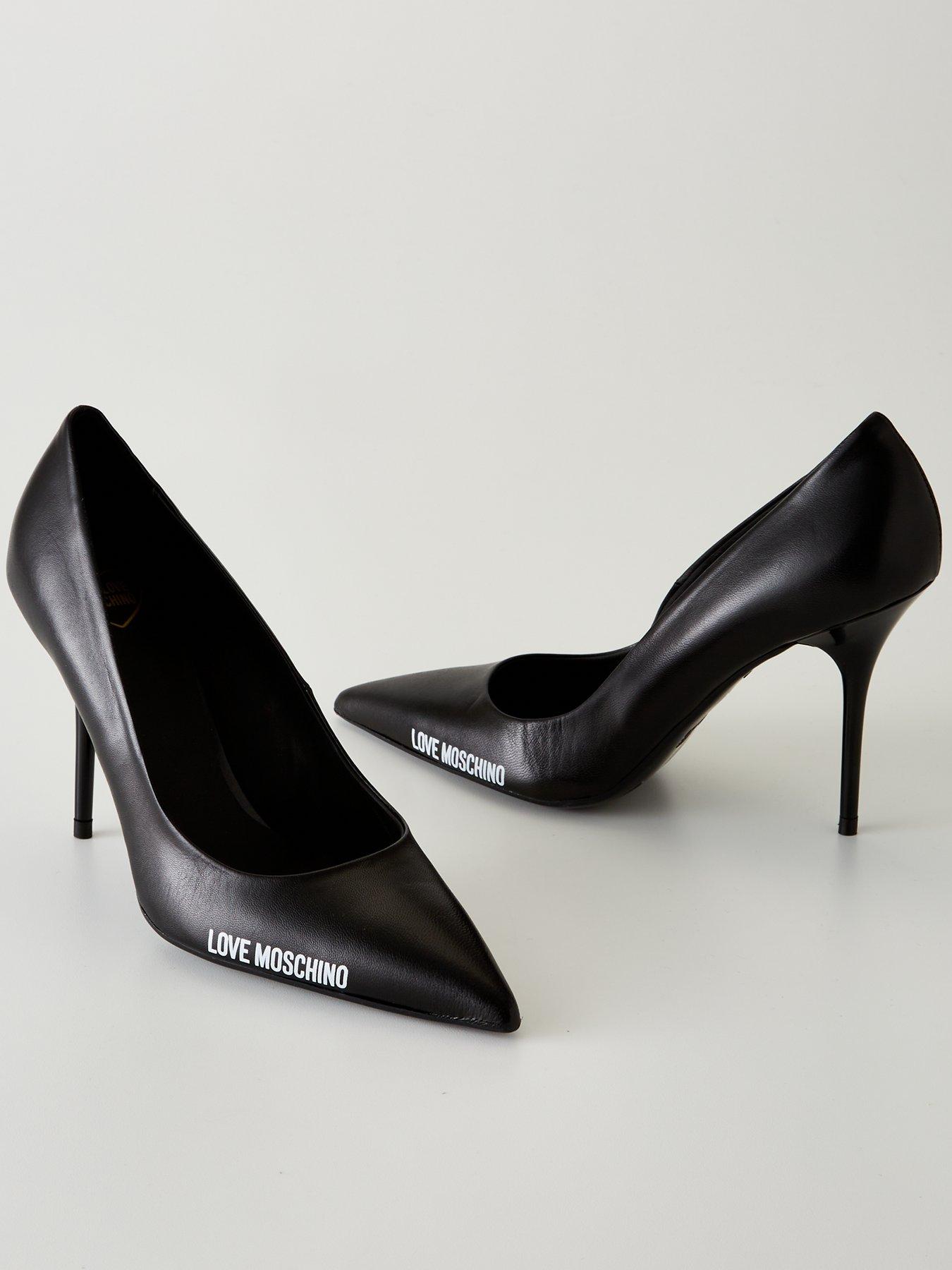 Rubber Logo Heel Black
