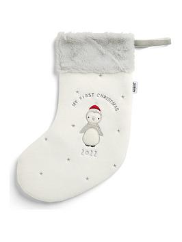 Product photograph of Mamas Papas Christmas Stocking Small - Penguin from very.co.uk