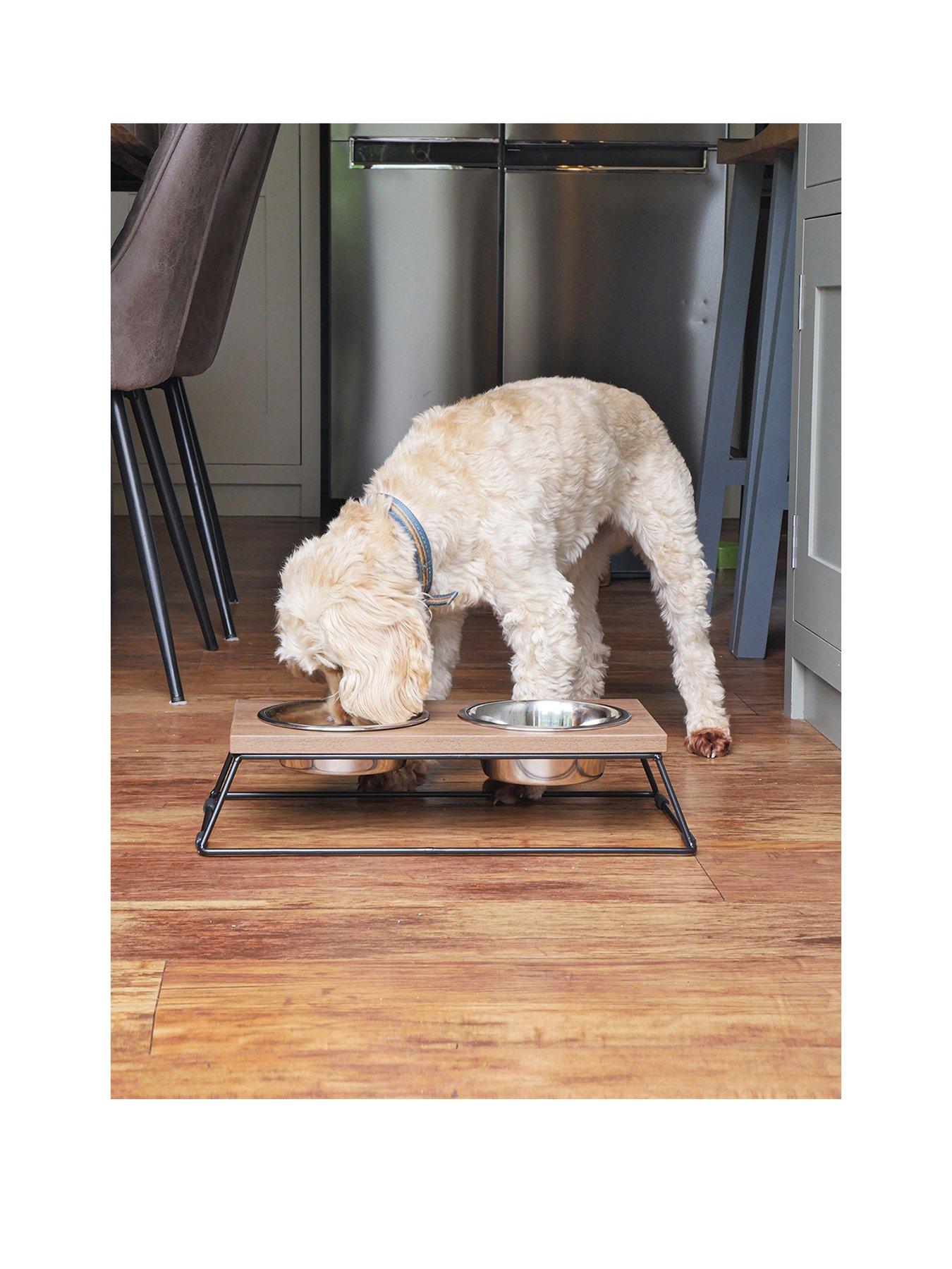 Rosewood Double Diner Raised Slow Feeder