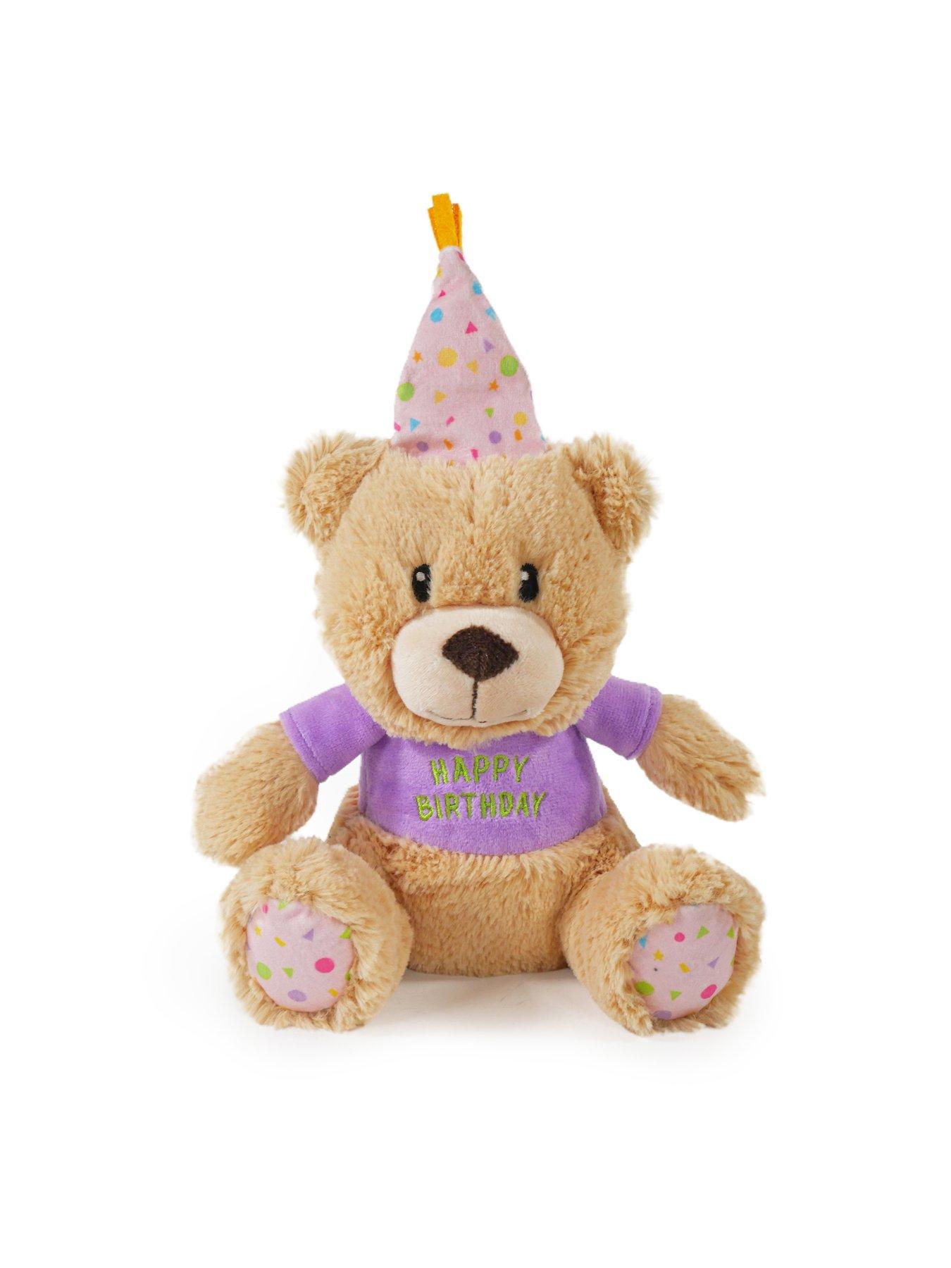 Rosewood Birthday Bear Plush Toy For Dogs very.co.uk