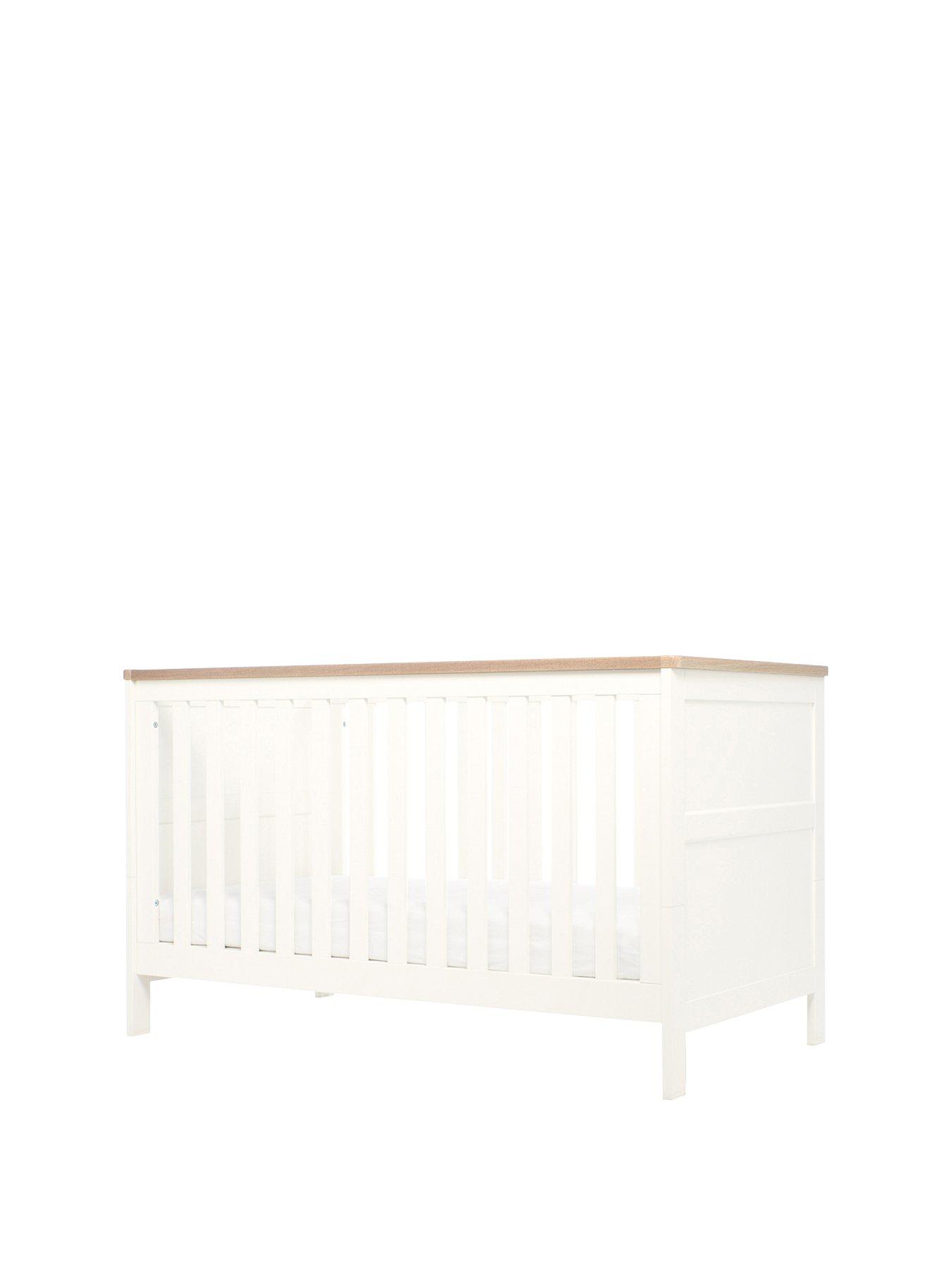 undefined Wedmore Cotbed - White/Natural