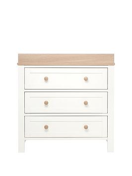Product photograph of Mamas Papas Wedmore Dresser Changer - White Natural from very.co.uk