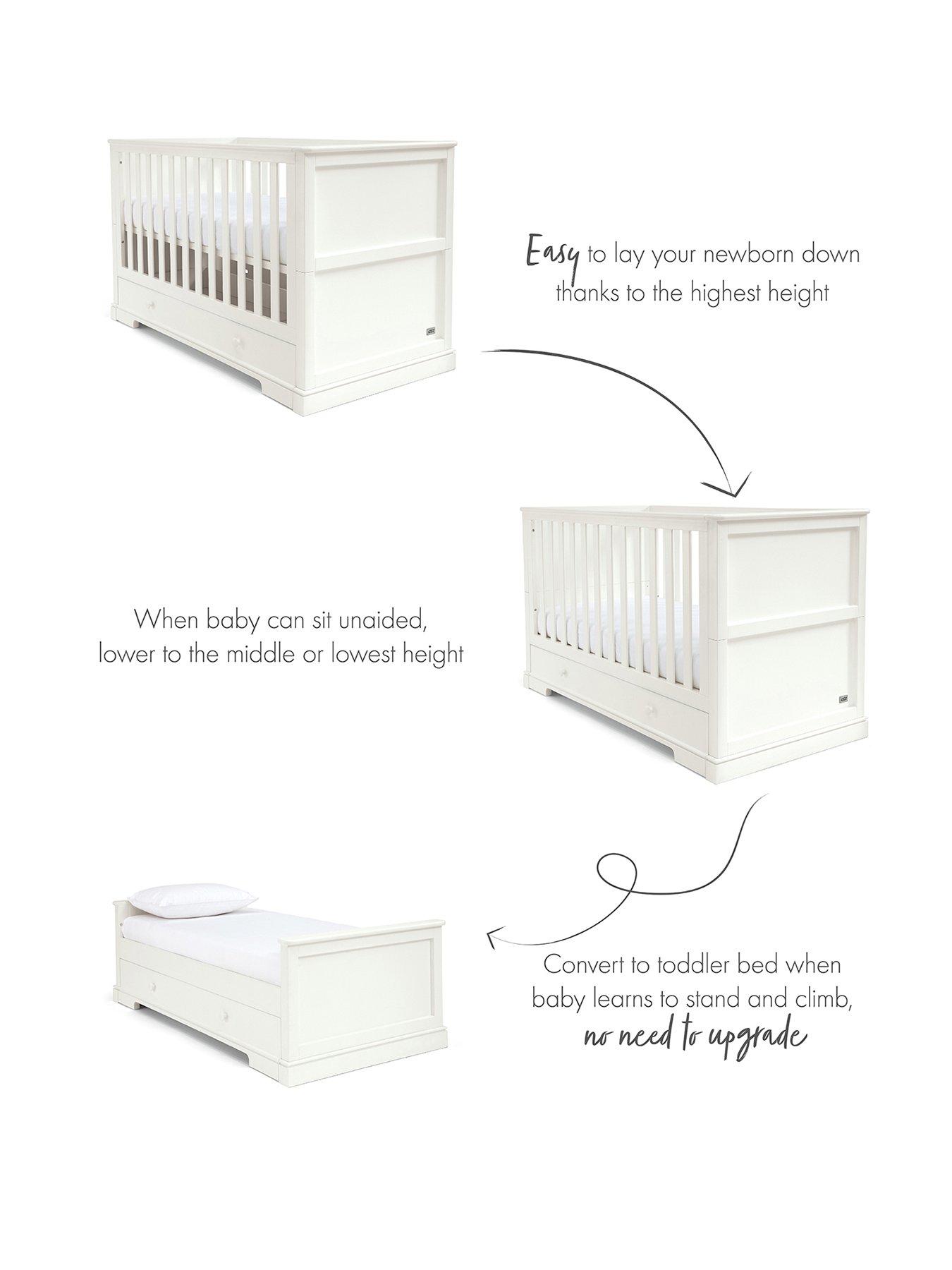 Mamas and papas hotsell oxford cot bed instructions