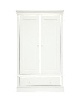 Product photograph of Mamas Papas Oxford Wardrobe - White from very.co.uk