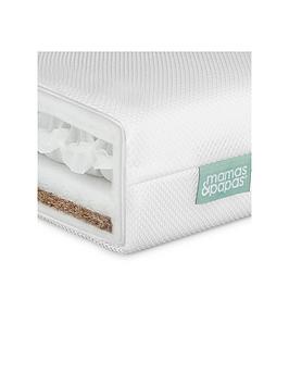 Product photograph of Mamas Papas Premium Dual Core Cotbed Mattress from very.co.uk