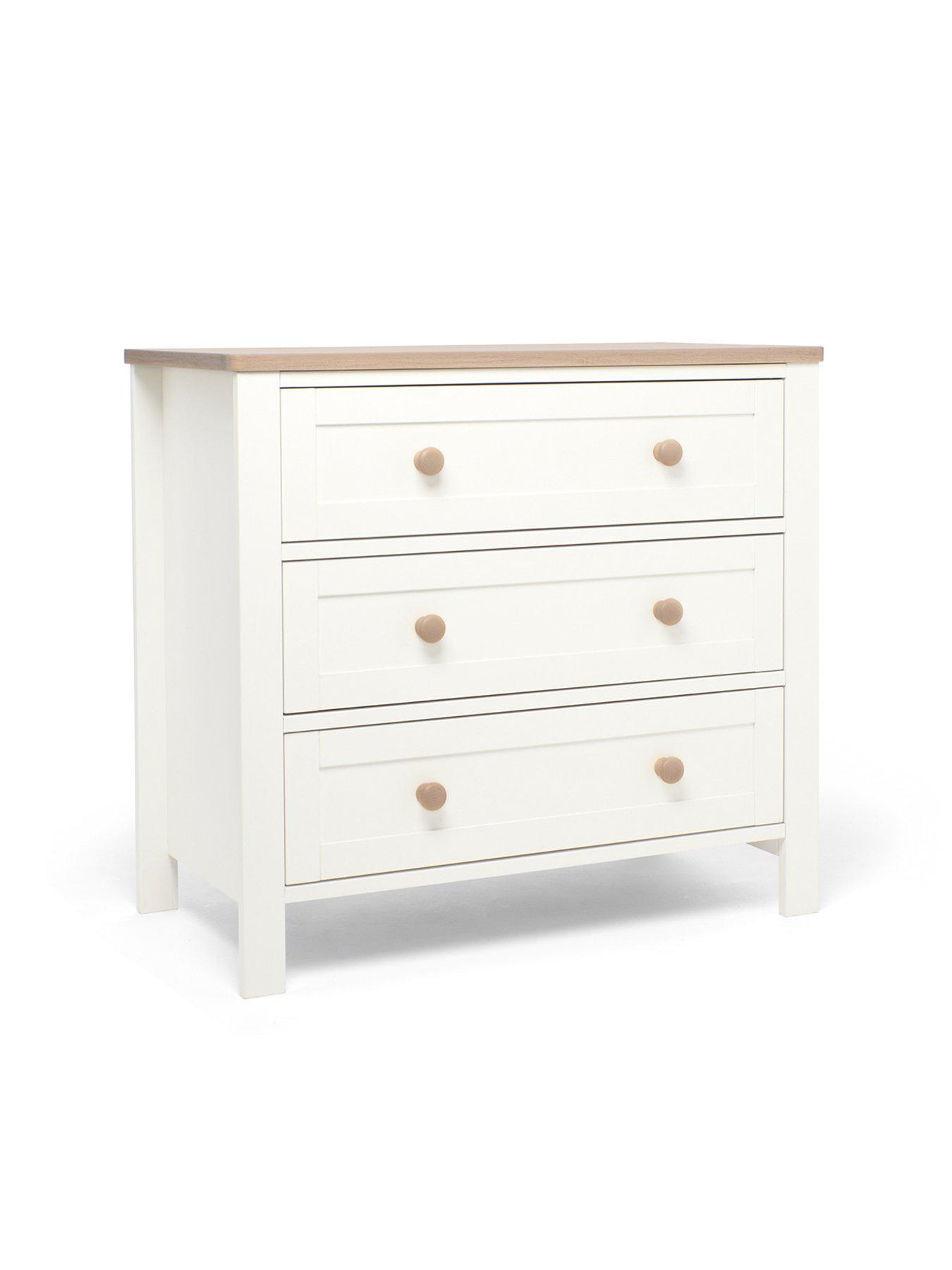 Image 5 of 7 of Mamas & Papas Wedmore 3 Piece Cotbed Range - White/ Natural