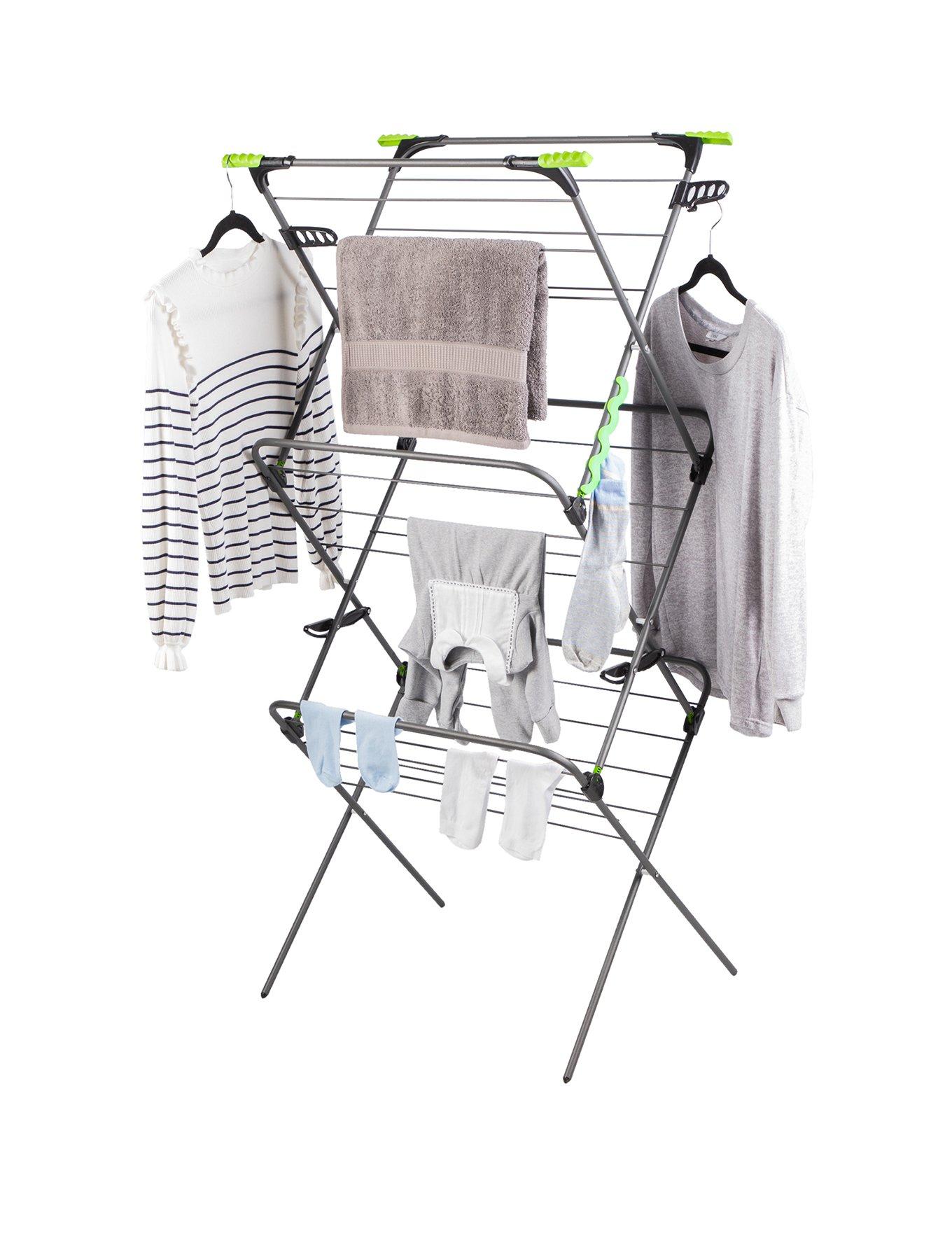 Product photograph of Minky Suregrip Clothes Airer - 27m from very.co.uk
