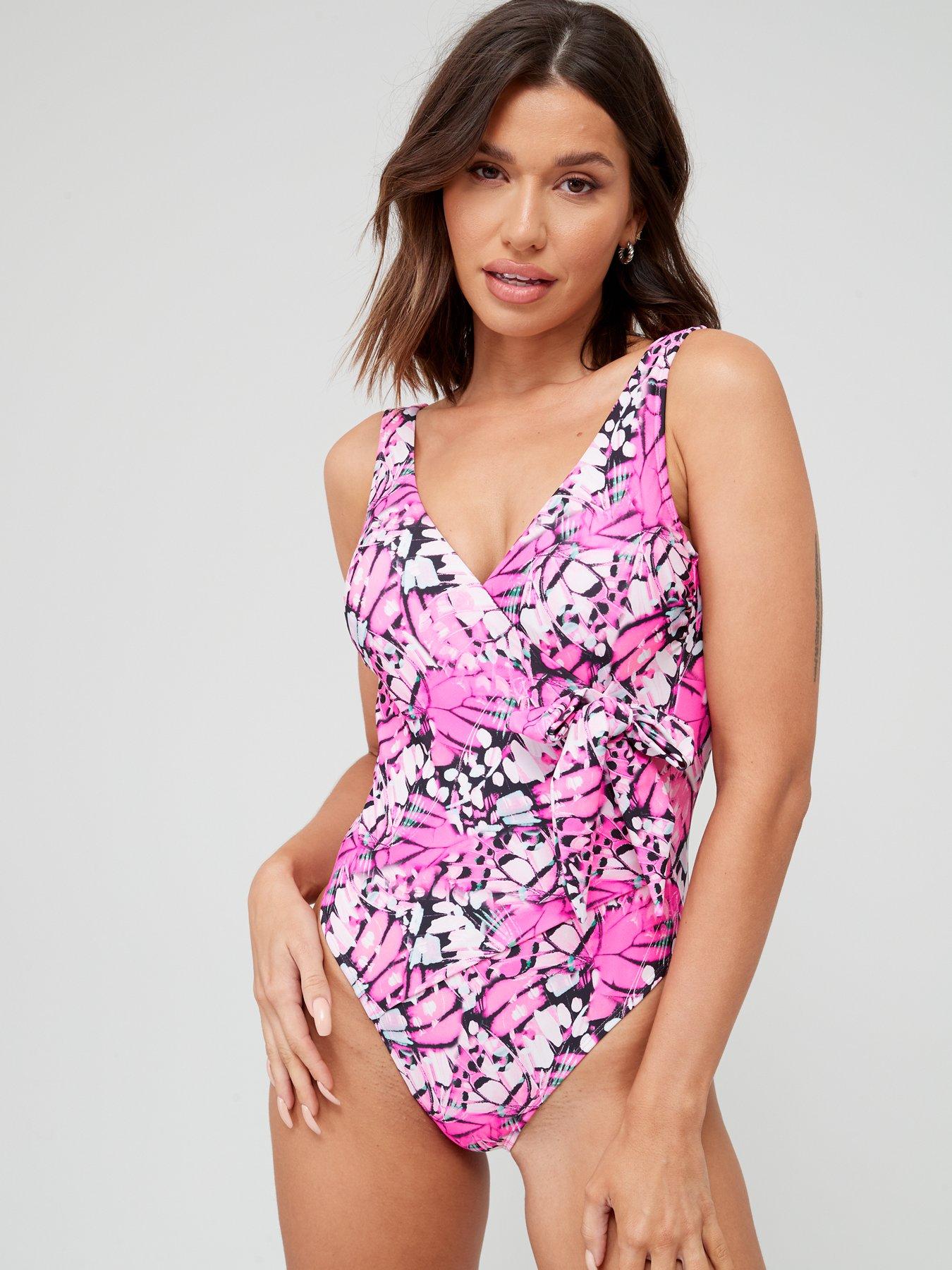 Tie cheap wrap swimsuit