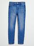  image of river-island-girls-molly-skinny-jeans-blue