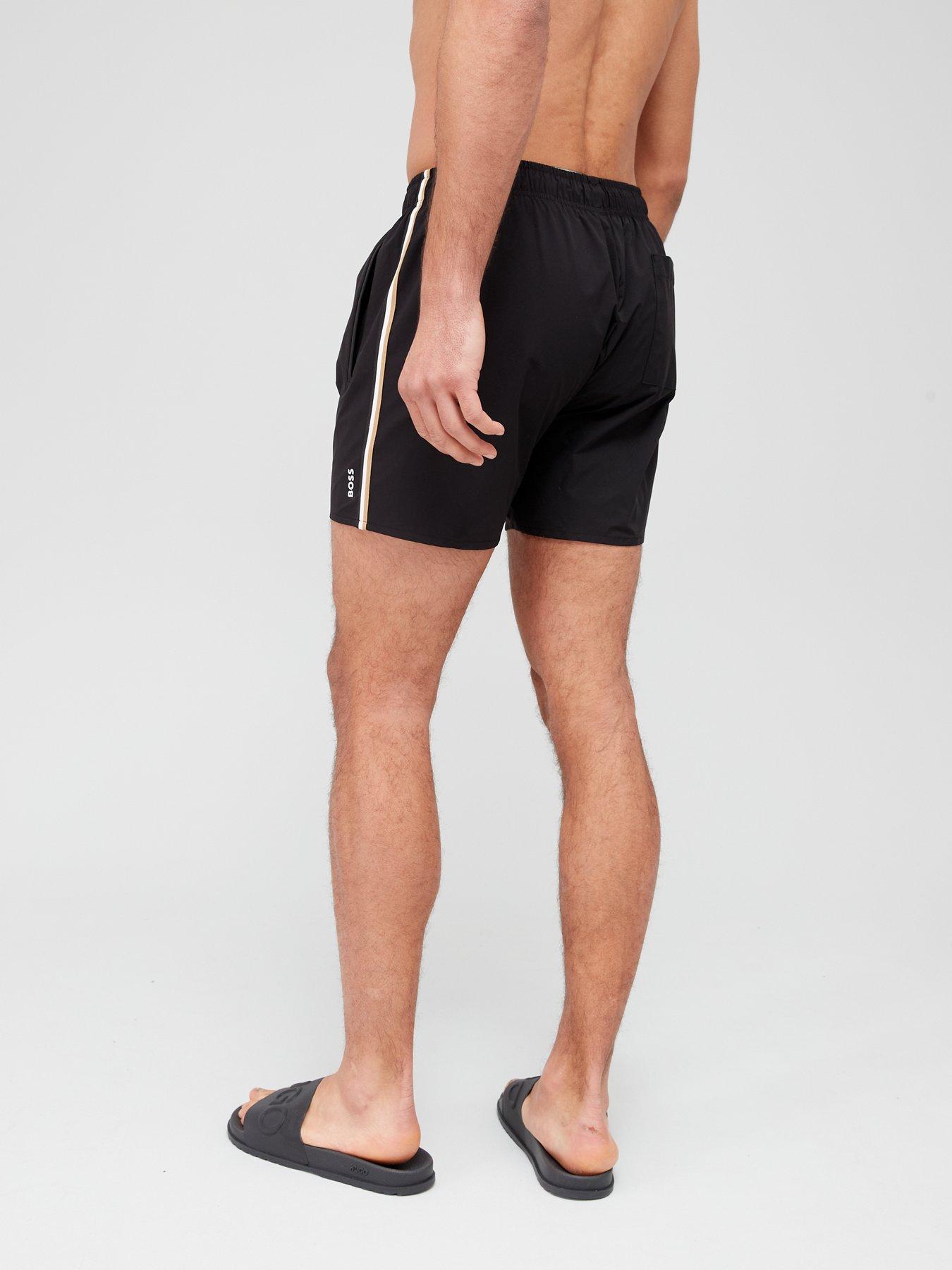 Image 2 of 5 of BOSS Iconic Swim Shorts - Black