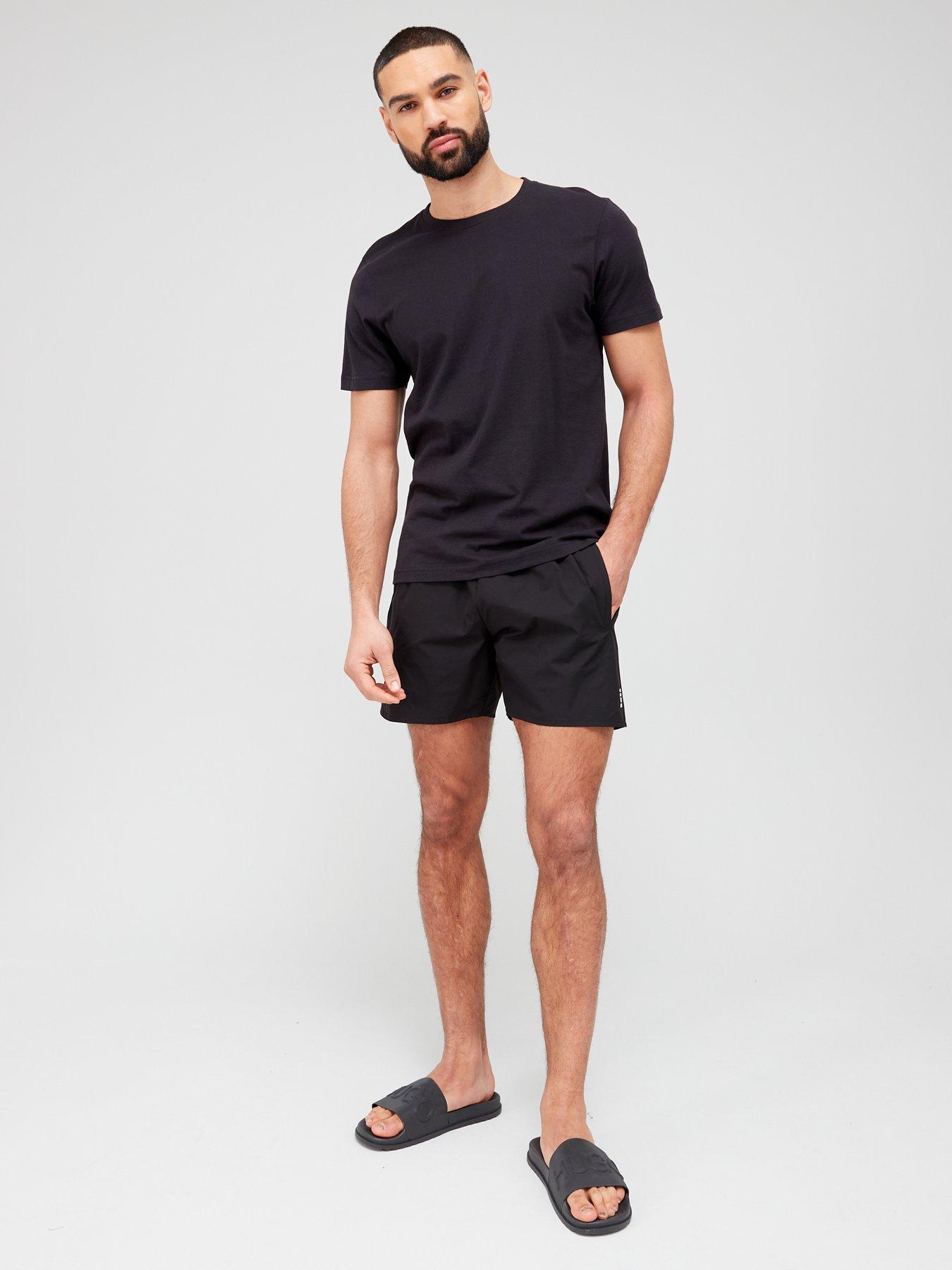 Image 3 of 5 of BOSS Iconic Swim Shorts - Black