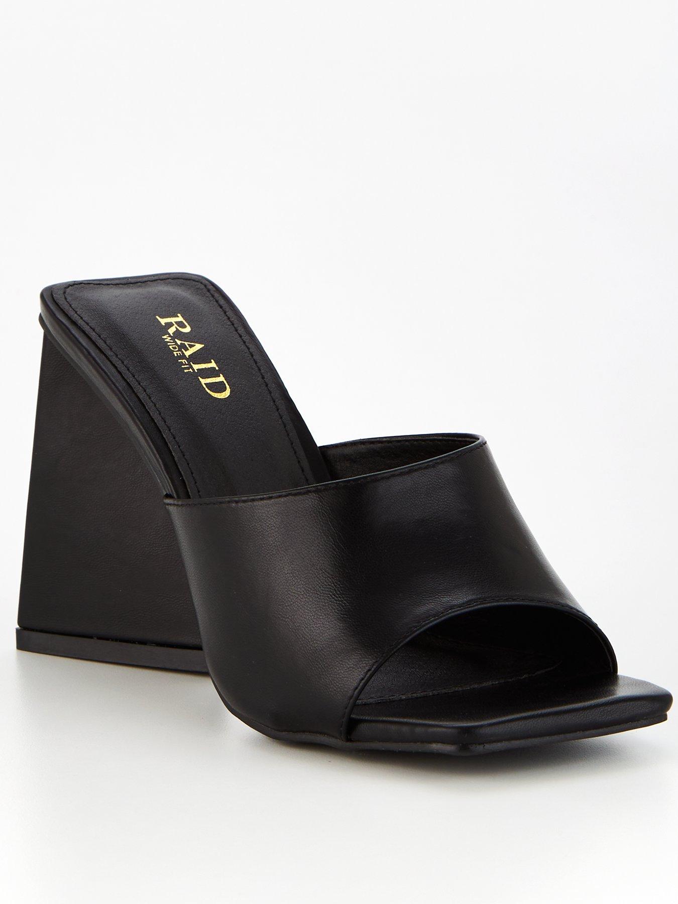 Wide fit mules sales ladies