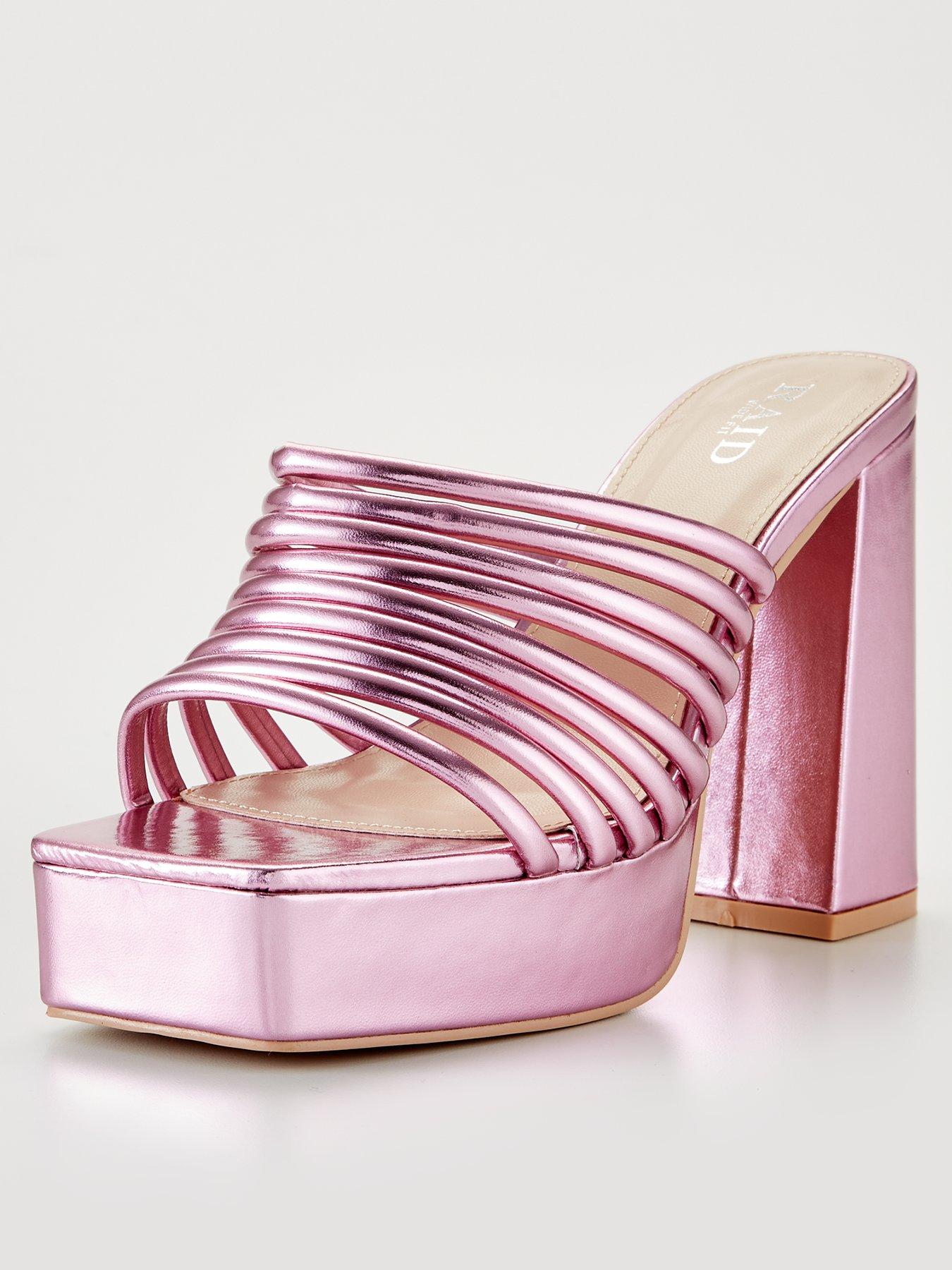 Metallic hot sale mules uk