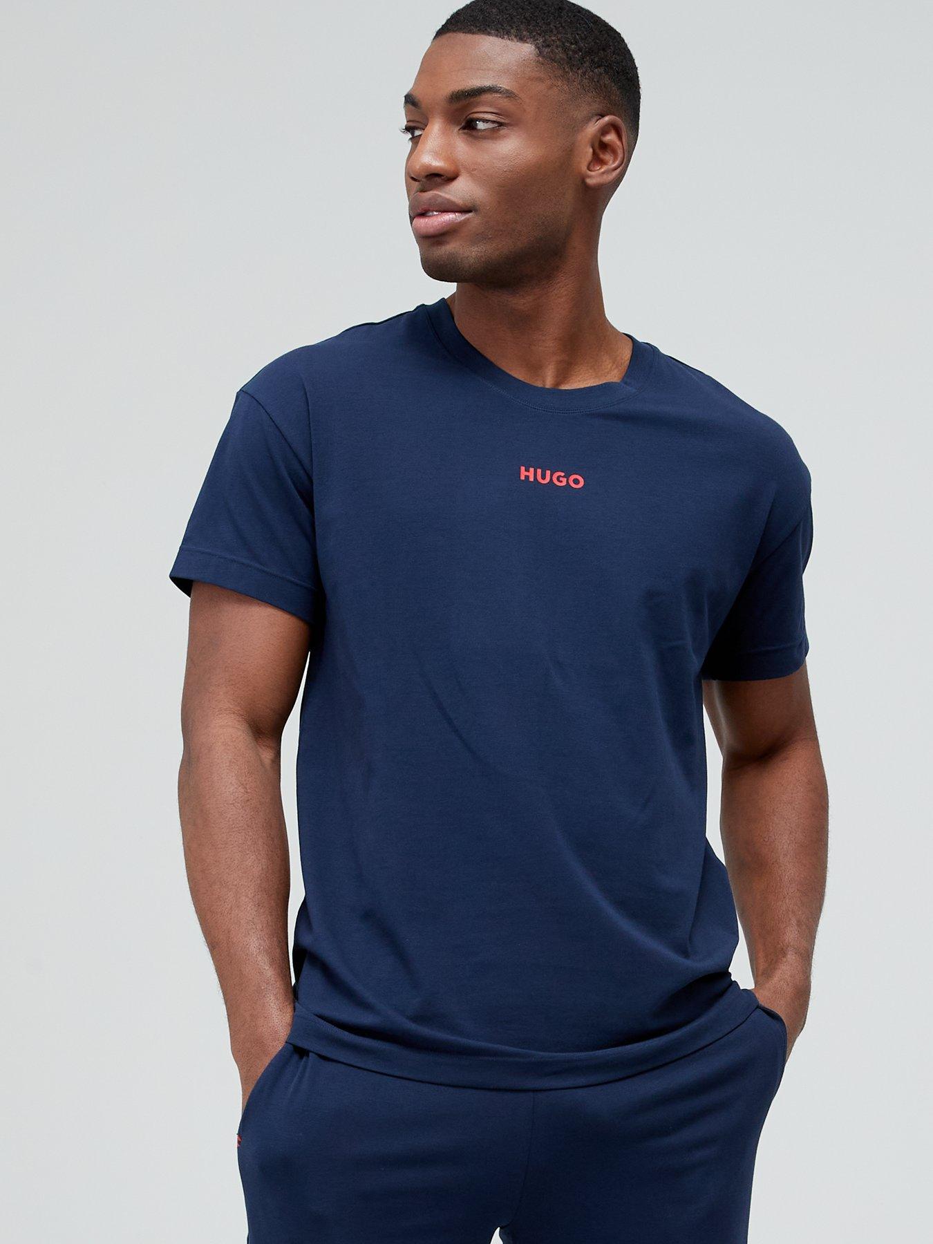 hugo-bodywear-linked-lounge-t-shirt-dark-blue