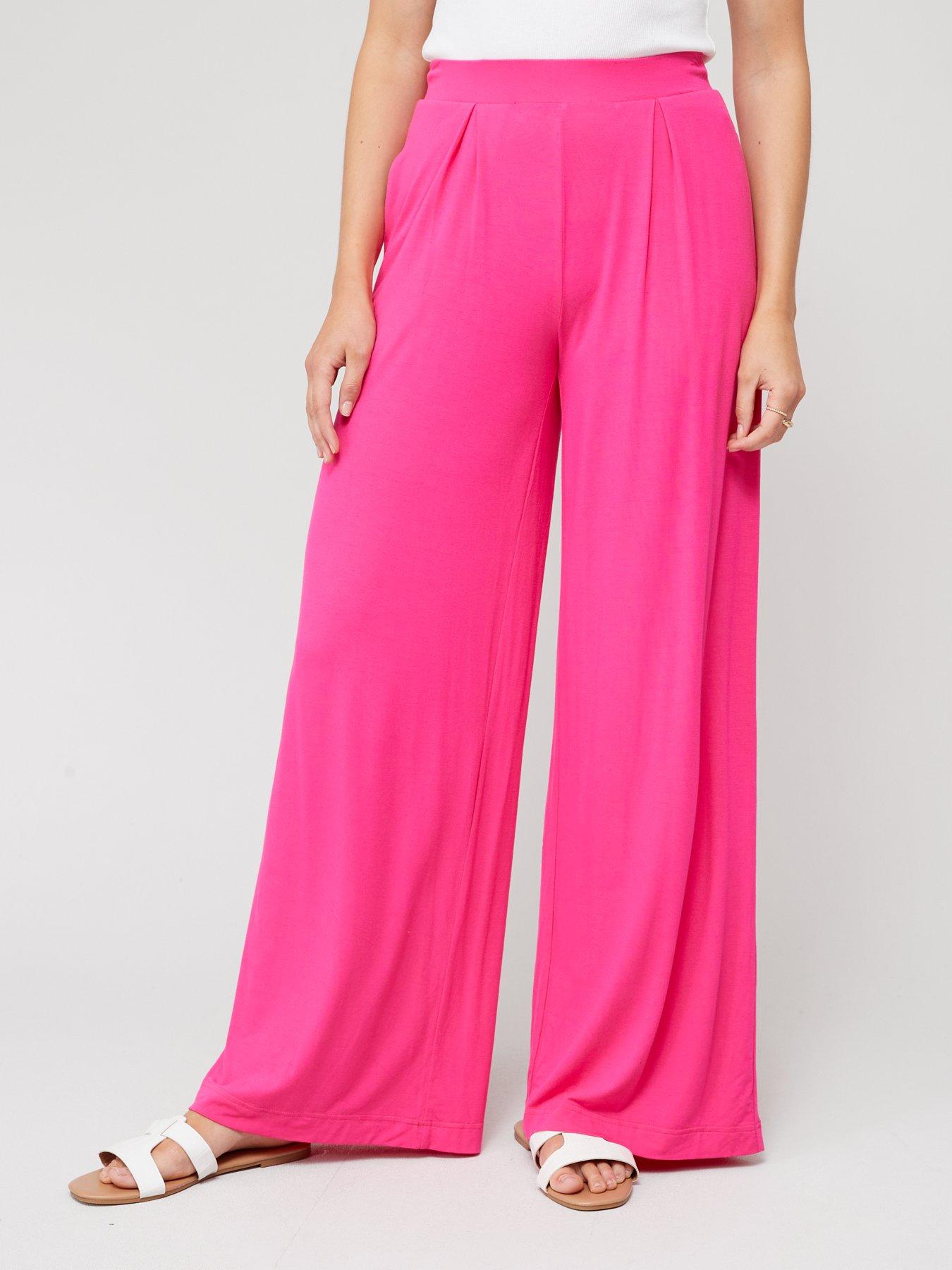 Pink Flare Pants -  UK