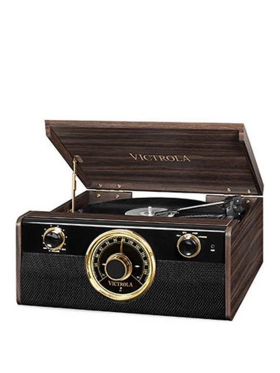 front image of victrola-empire-jnr-4-in-1-music-centre-bluetooth-record-player-with-built-in-stereo-speakers-and-radio