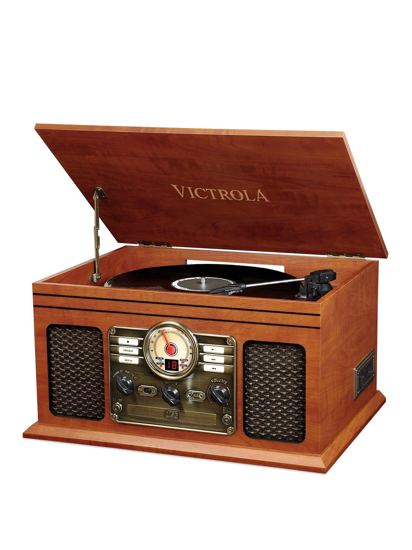 Victrola Hawthorne 6in1 Music Centre Bluetooth Record Player with