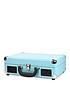  image of victrola-journey-portable-record-player-turquoise-bluetooth-50-suitcase-turntable-with-built-in-stereo-speakers