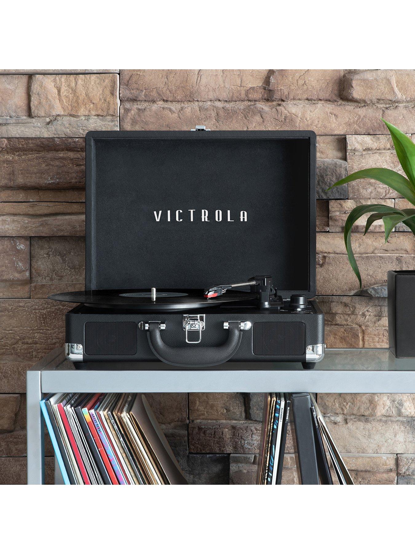 Victrola Journey+ Portable Record Player Dual Bluetooth 5.0 Suitcase
