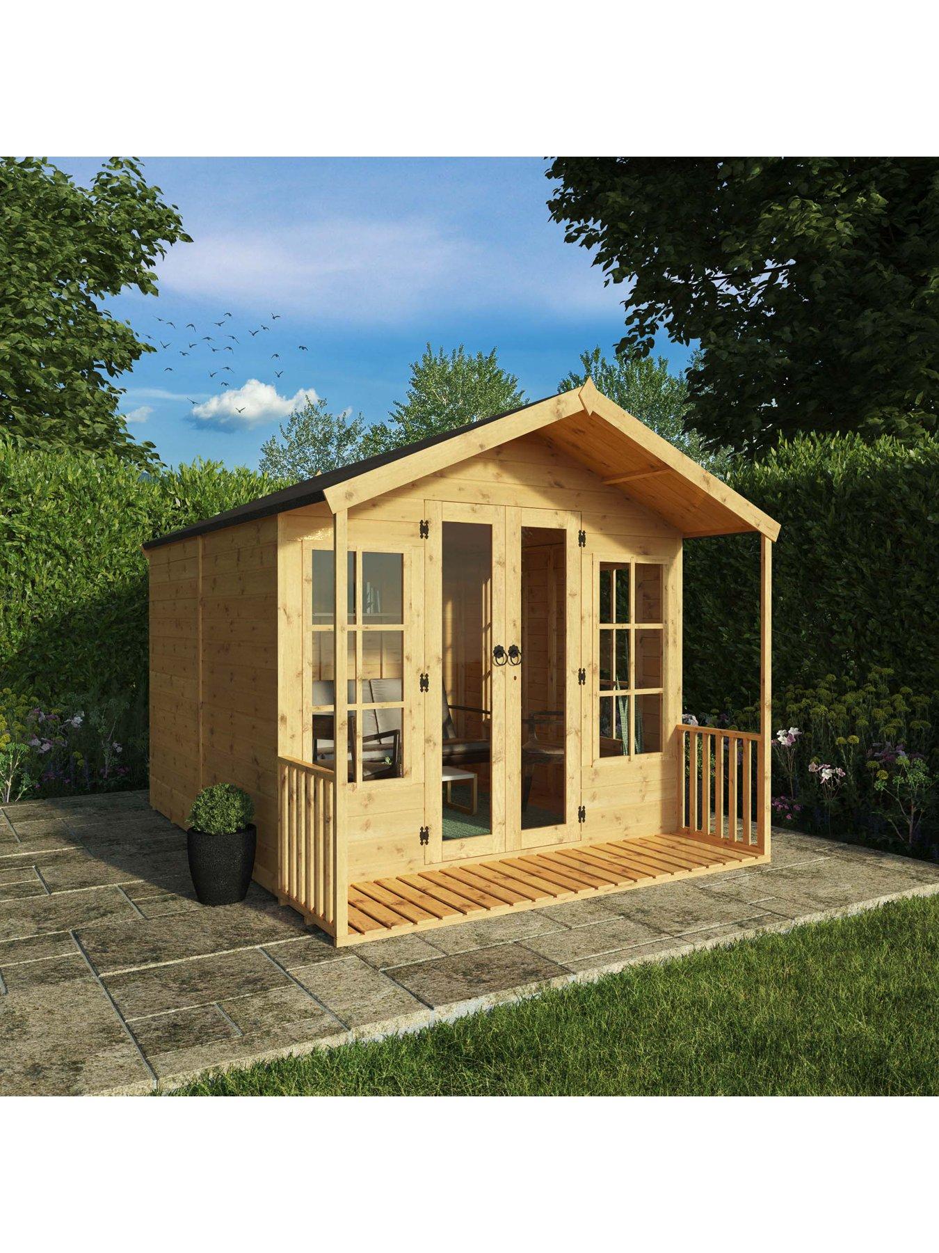 Product photograph of Mercia 10 X 8ft Premium Traditional Summerhouse - Summerhouse With Installation from very.co.uk