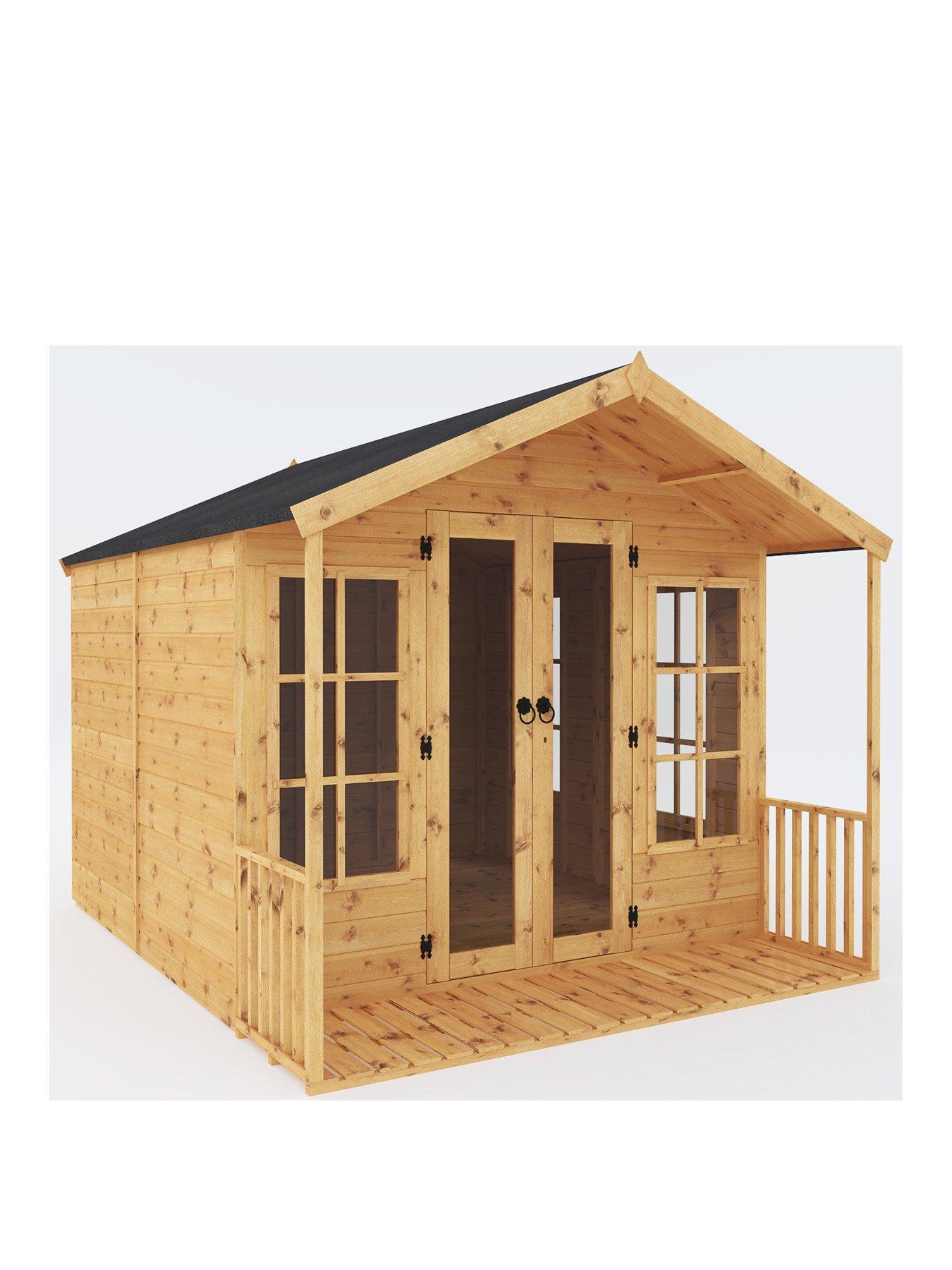 Product photograph of Mercia 10 X 8 Premium Traditional Summerhouse - Summerhouse Only from very.co.uk