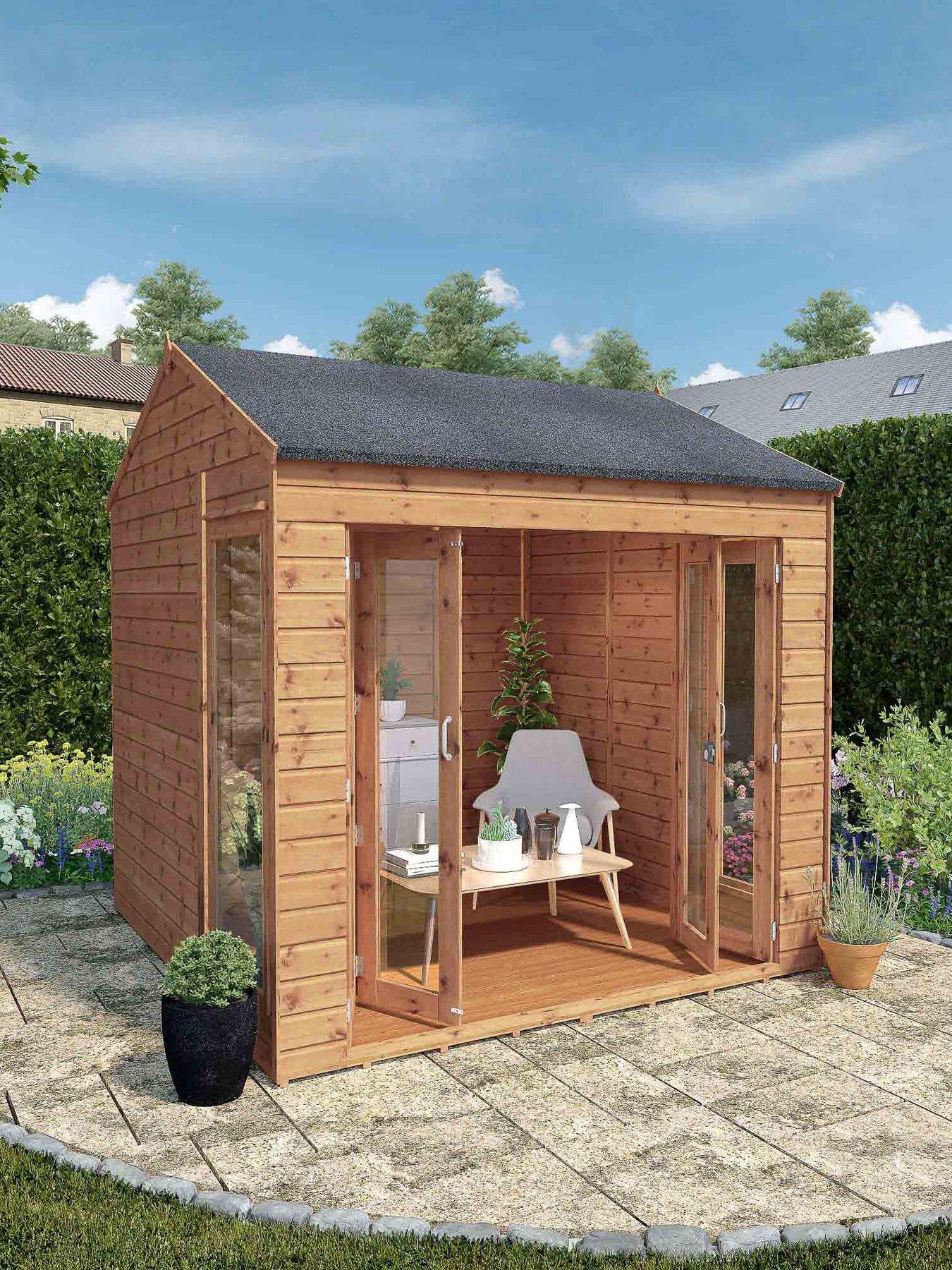 Product photograph of Mercia 8 X 8ft Vermont Summerhouse With Installation - Summerhouse Only from very.co.uk