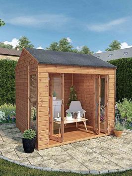Product photograph of Mercia 8 X 8ft Vermont Summerhouse With Installation - Fsc Reg Certified - Summerhouse With Installation from very.co.uk
