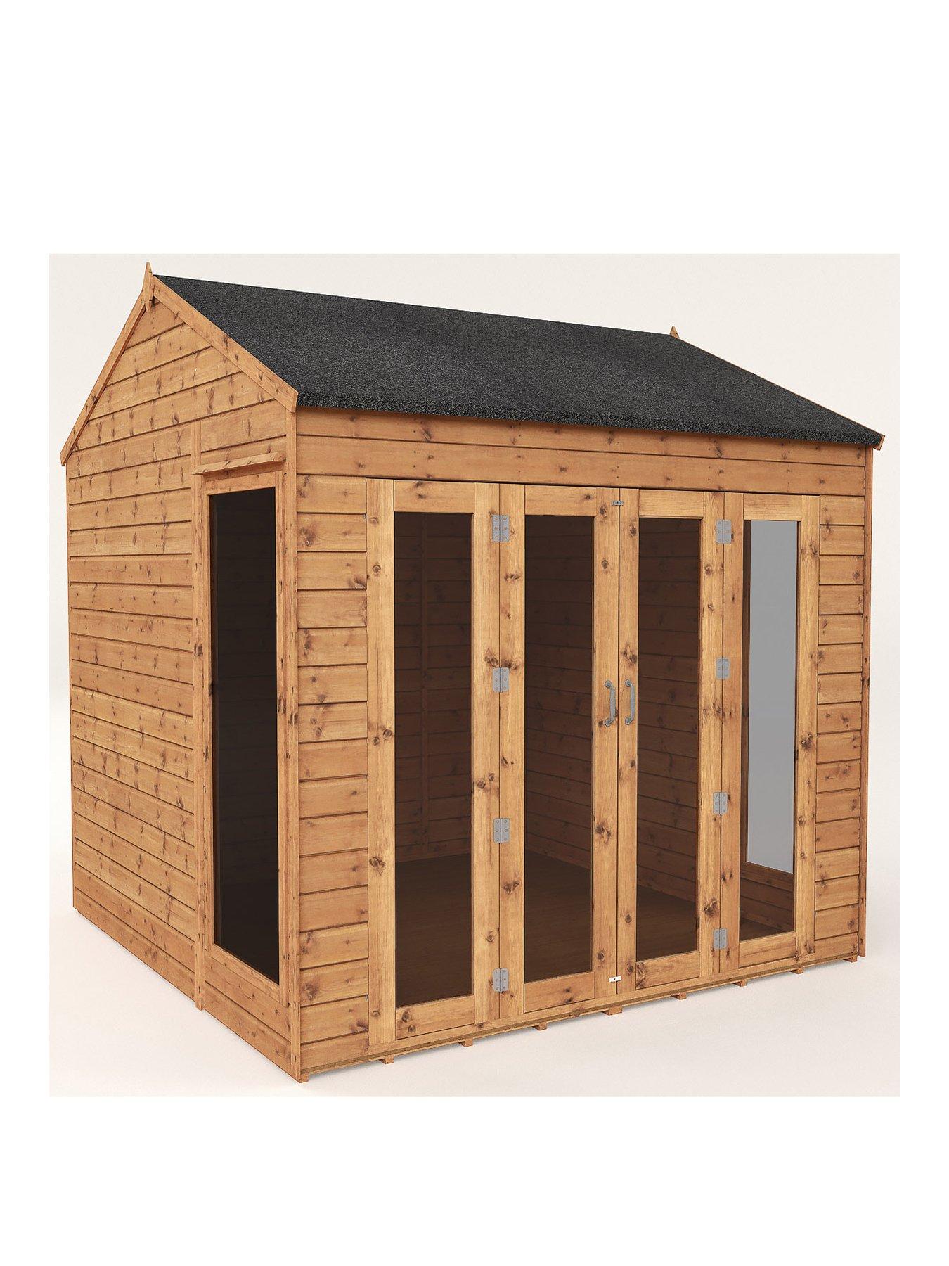 Product photograph of Mercia 8 X 8 Vermont Summerhouse With Installation - Summerhouse Only from very.co.uk