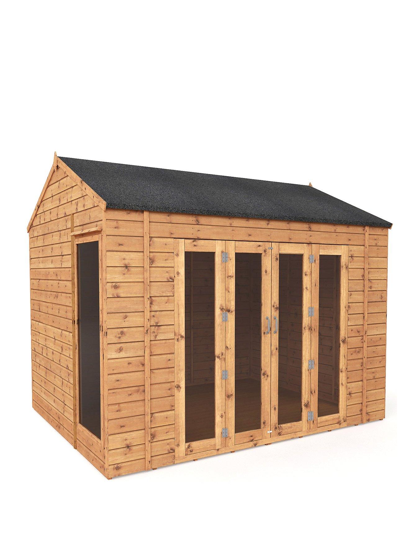 Product photograph of Mercia 10 X 8 Ft Vermont Summerhouse With Installation - Summerhouse With Installation from very.co.uk