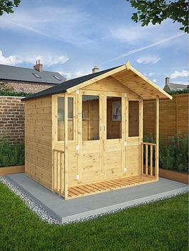 Product photograph of Mercia 7 X 7ft Traditional Summerhouse - Fsc Reg Certified - Summerhouse With Installation from very.co.uk