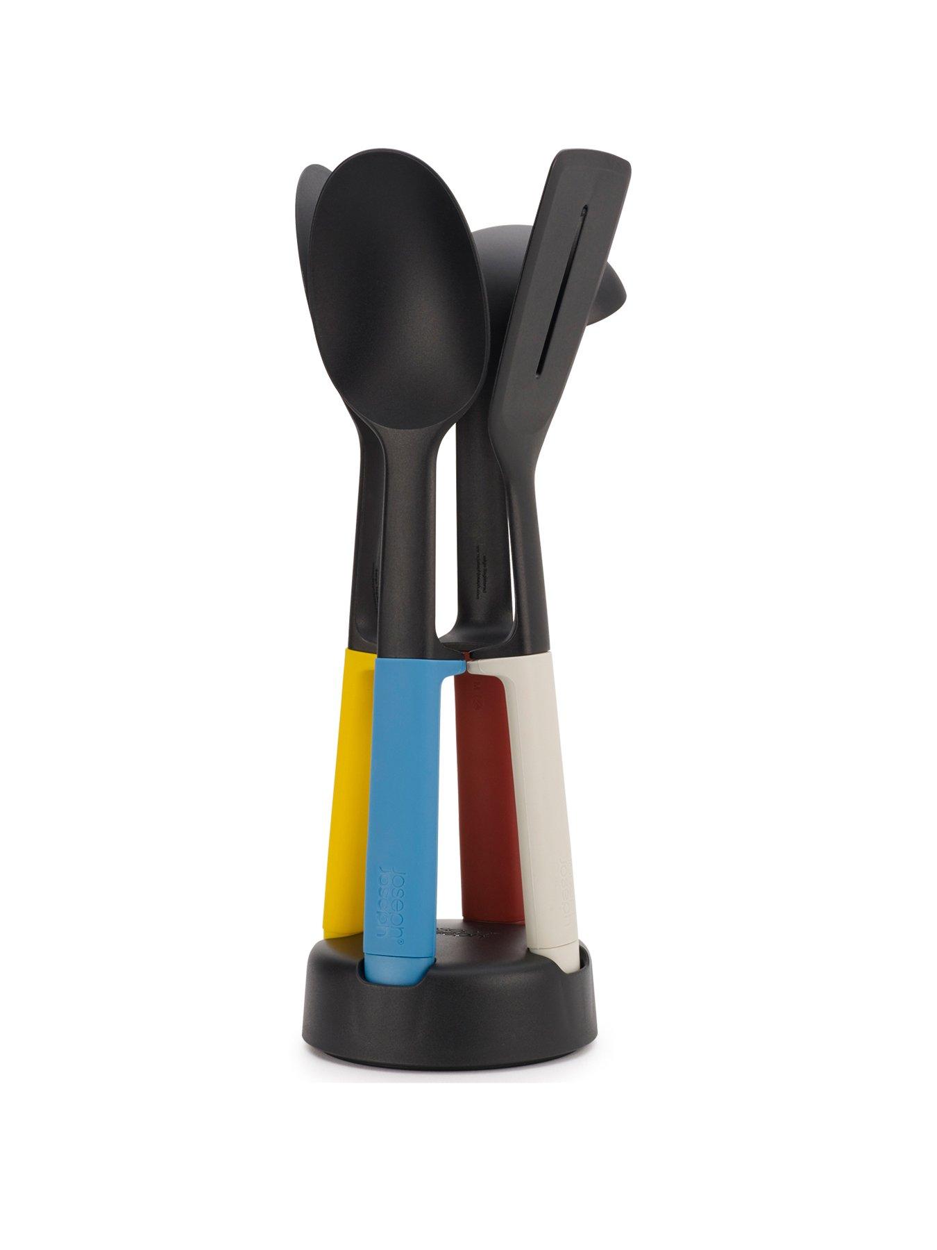 Product photograph of Joseph Joseph Elevate Slim 4-piece Utensil Set - Multicolour from very.co.uk