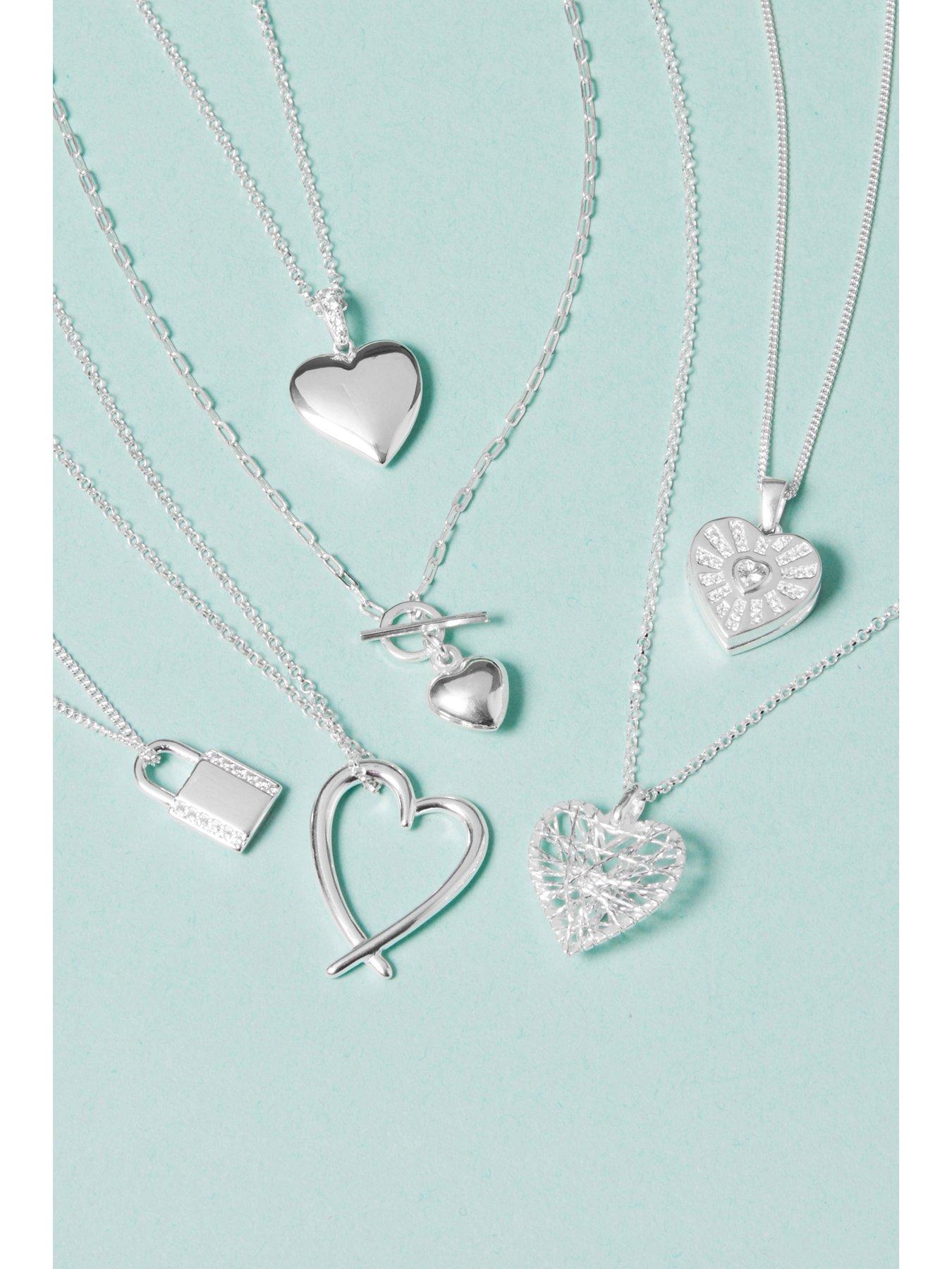 Tiffany t deals bar heart necklace