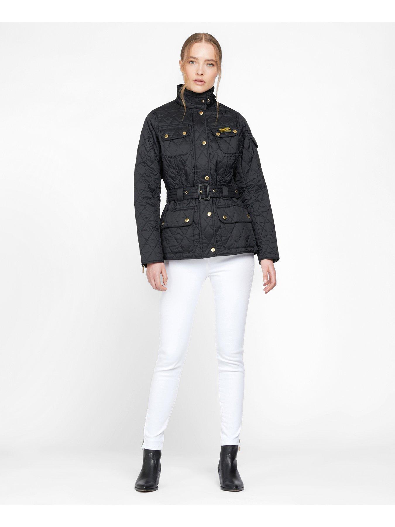 Image 2 of 4 of Barbour International Quilted Jacket - Black
