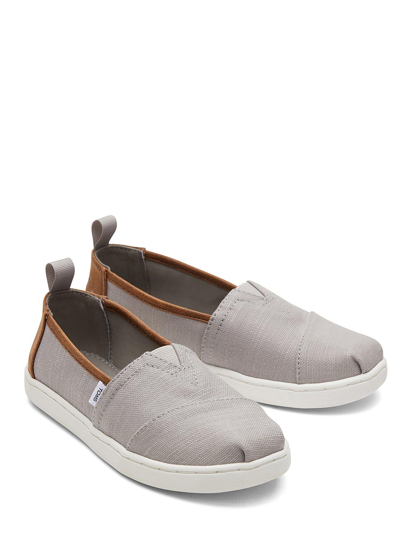 Drizzle grey chambray store toms