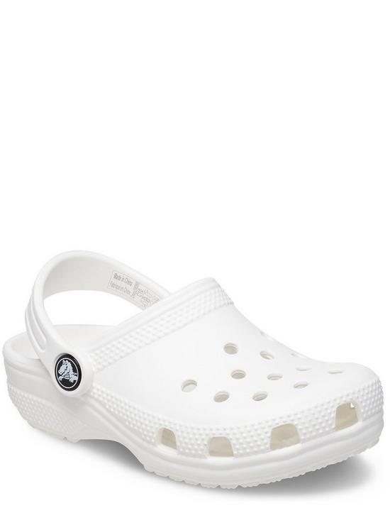 back image of crocs-kids-classic-clog-white