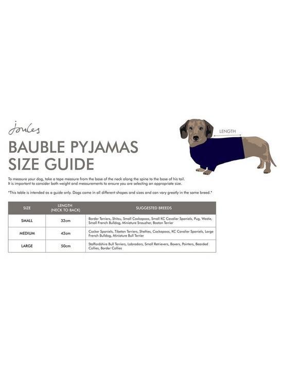 collection image of joules-dog-bauble-festive-family-print-pyjamas