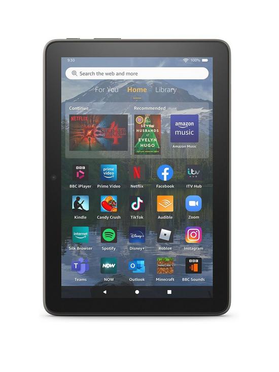 front image of amazon-fire-hd-8-plus-tablet-8-inch-hd-display-32gb-storage-grey