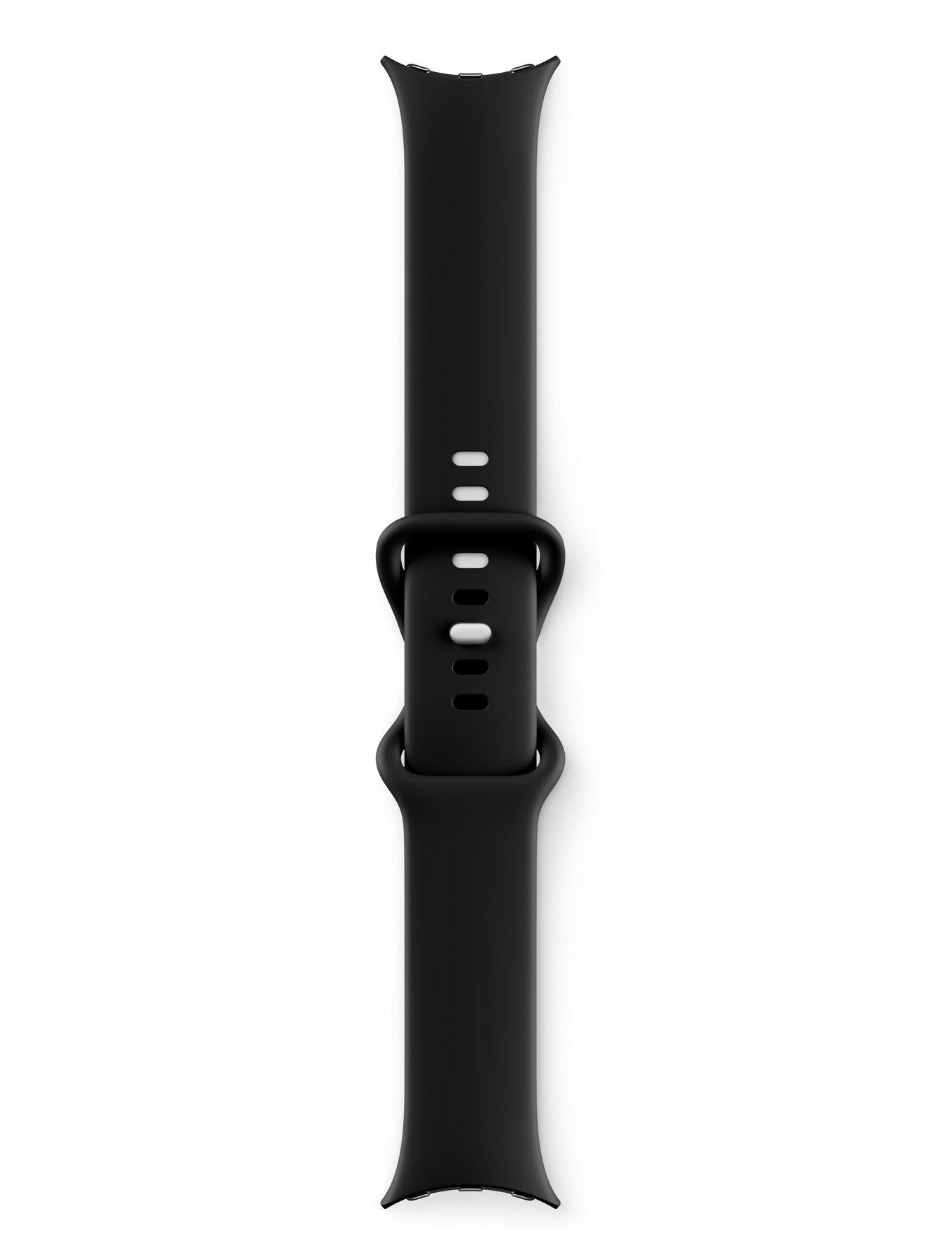 Image 5 of 5 of Google Pixel Watch, Matte Black Stainless Steel Case, Active Band in Obsidian