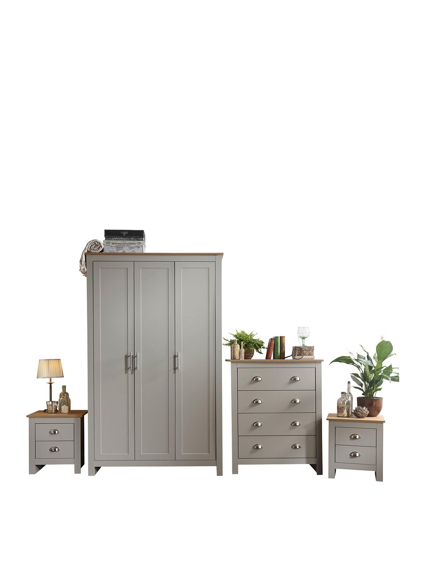 Lancaster 4 piece bedroom set deals grey