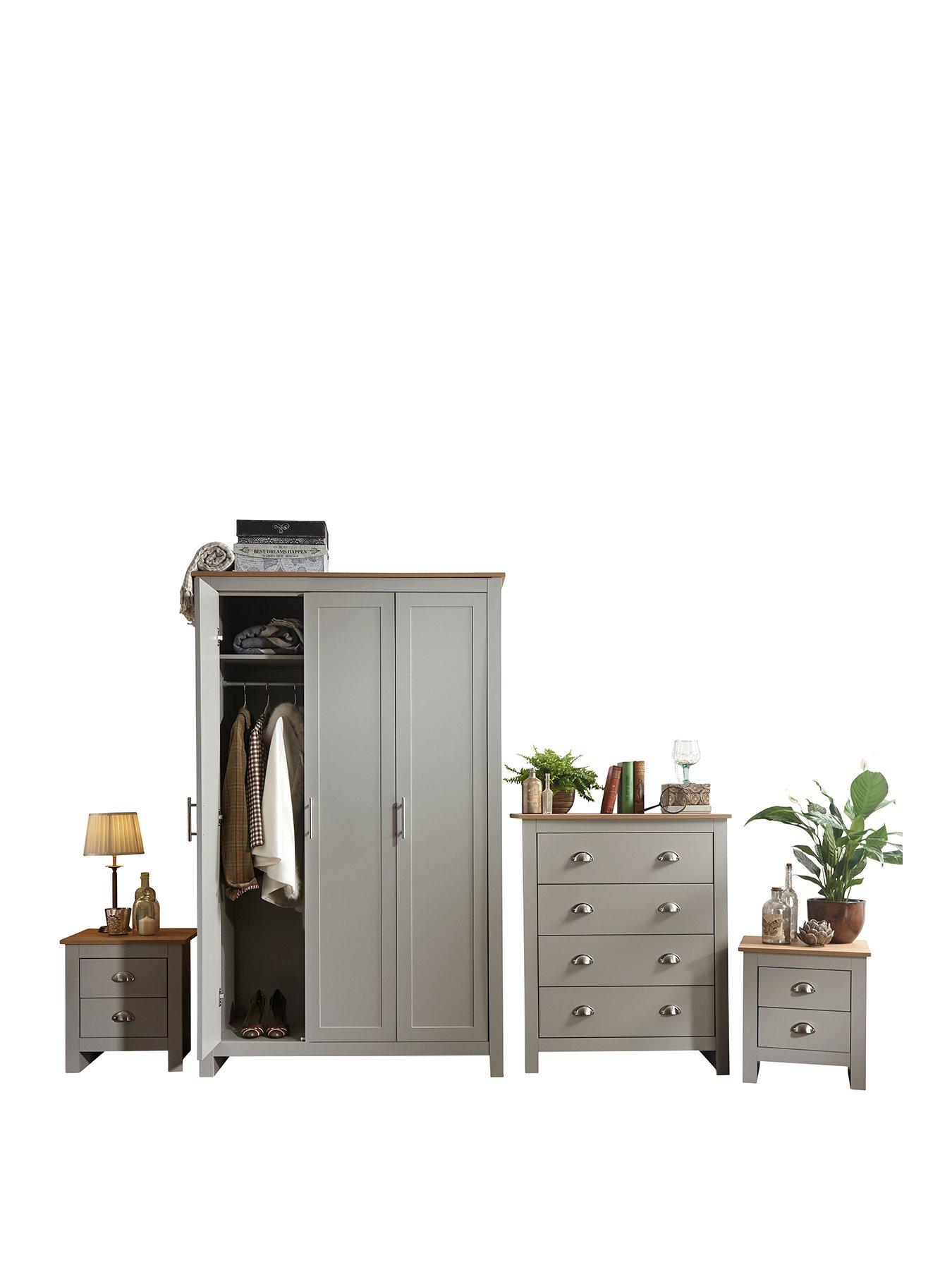 Lancaster on sale wardrobe grey