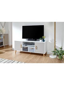 Product photograph of Gfw Delta Large Tv Unit - Fits Up To 55 Inch Tv from very.co.uk