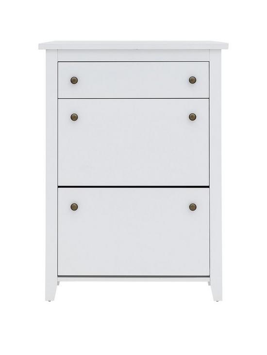 stillFront image of gfw-deluxe-2-tier-shoe-cabinet-white