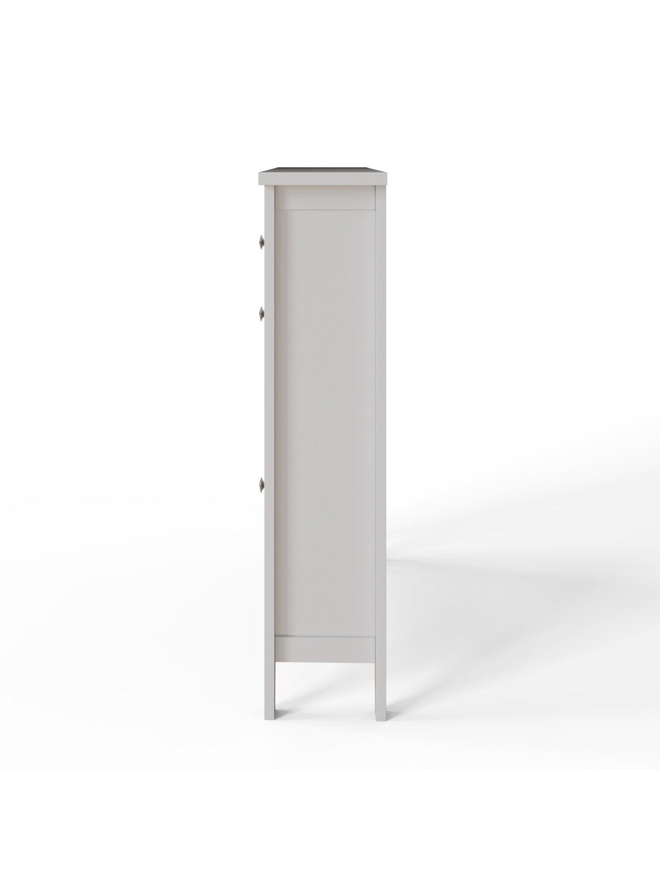 Image 5 of 7 of GFW Deluxe 2 Tier Shoe Cabinet - White