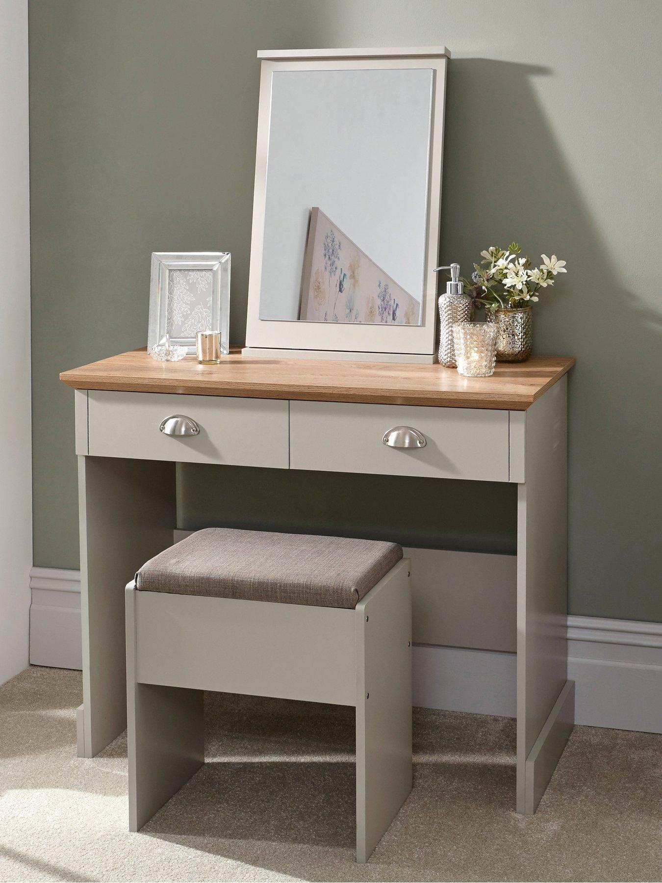 undefined Kendal Dressing Table, Stool and Mirror Set