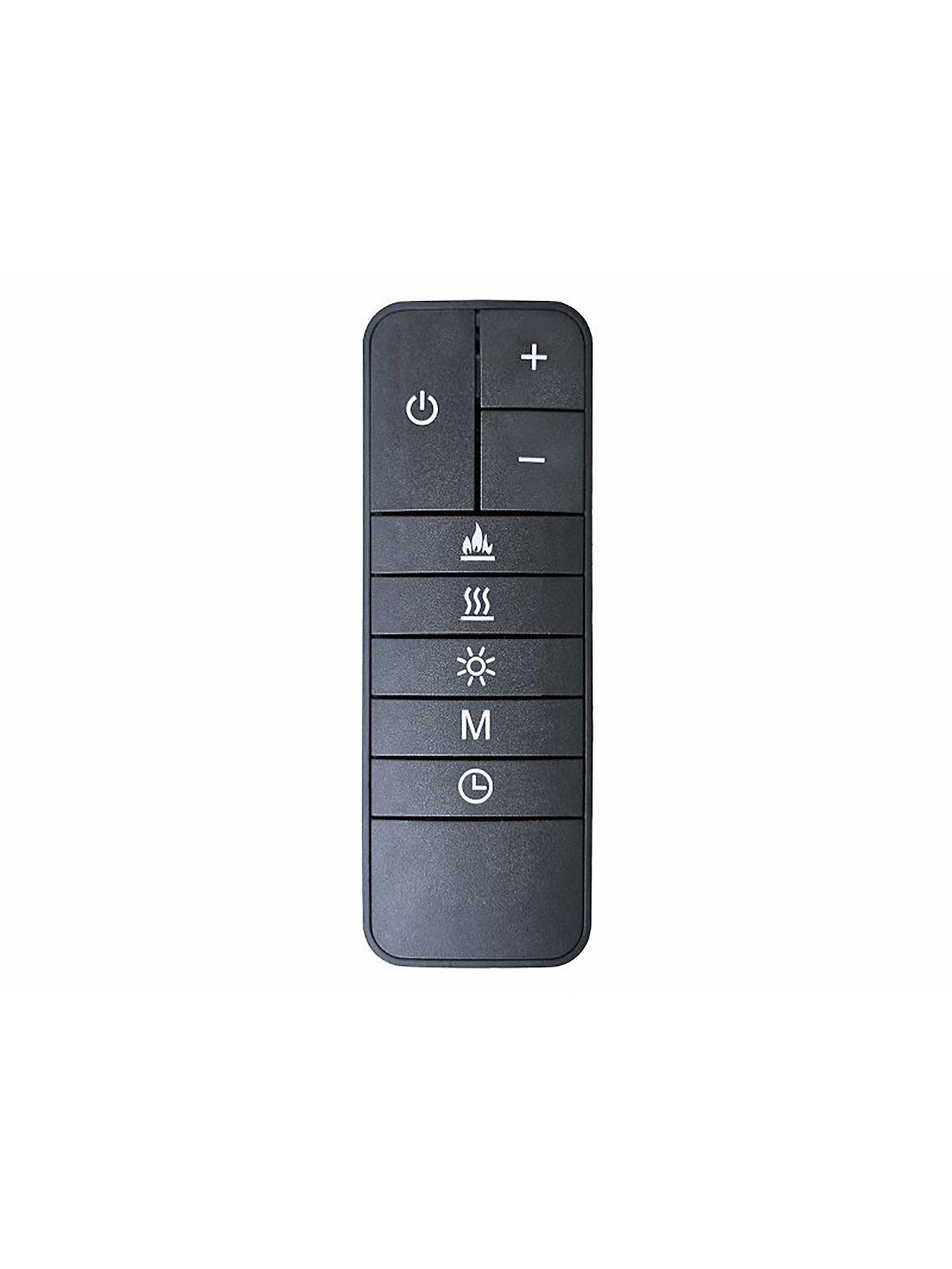 Image 6 of 8 of Adam Fires & Fireplaces Adam Sahara Electric Inset Media Wall Fire with Remote Control, 1250mm